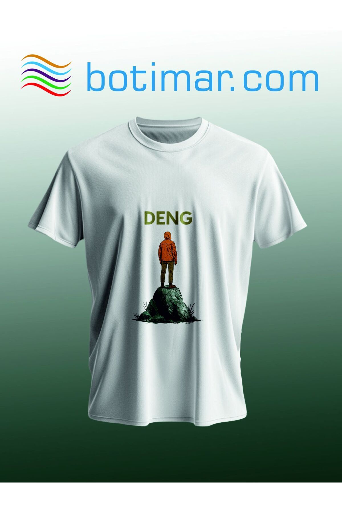 botimar DENG BASKILI KÜRTÇE T-SHIRT-xxl