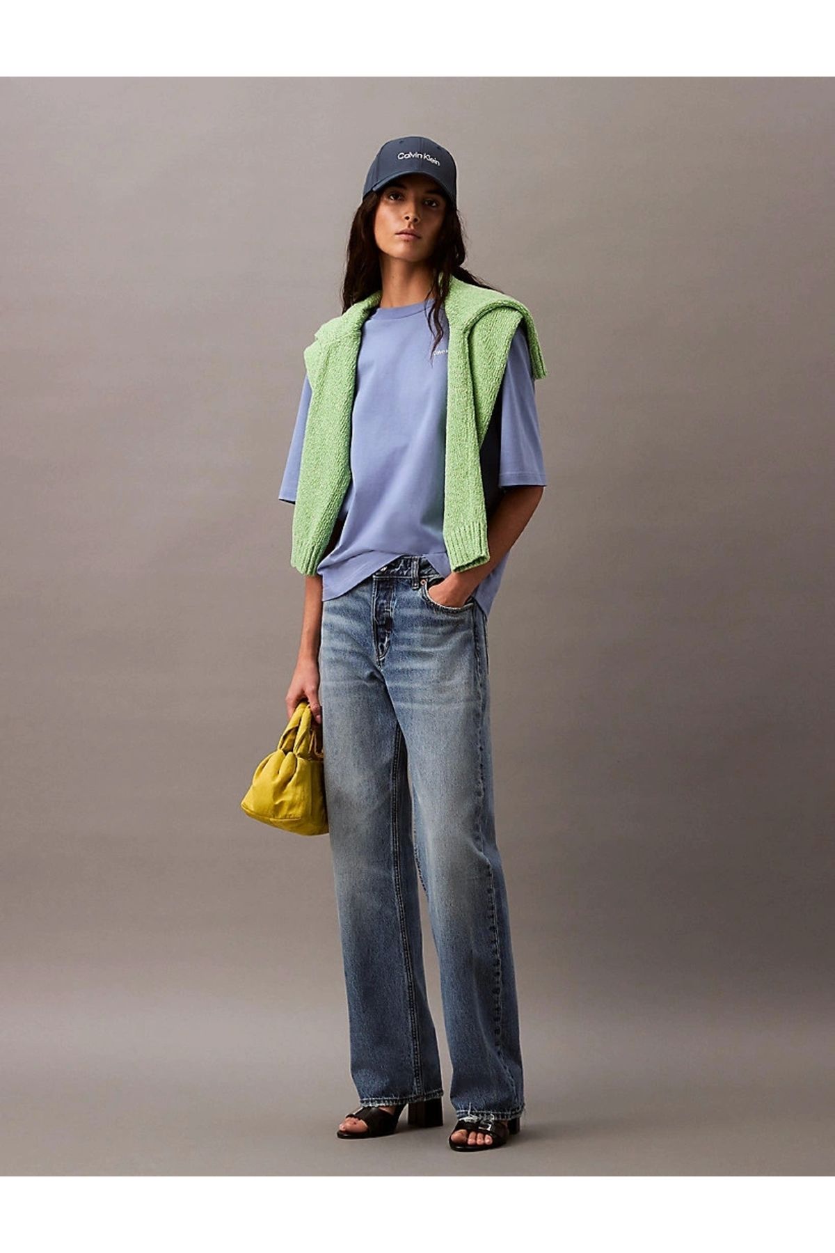 CK Jeans Kadın Mor T-shirt Lv047ab813-ub1
