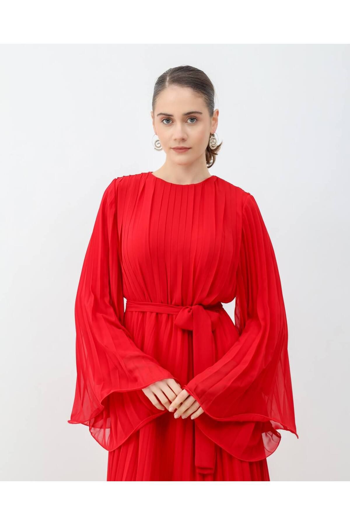 Butik Love plise elbise