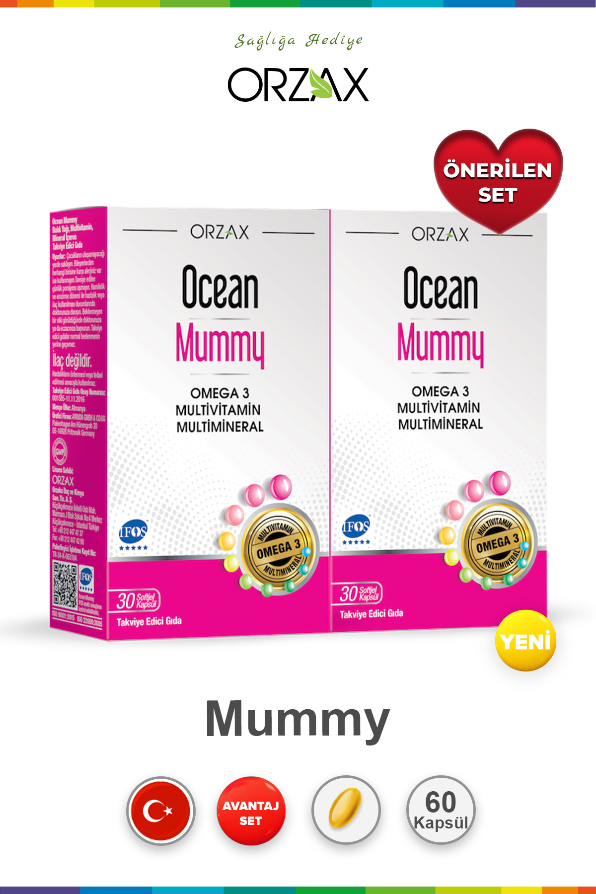 Orzax Ocean Mummy 30 Softjel Kapsül (2 adet) - Fiyatı, Yorumları