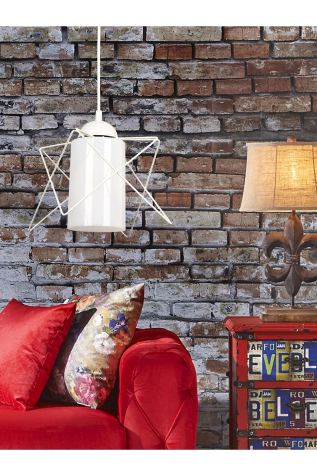 B&F STORE NEW STYLE Ayla Tekli Beyaz-beyaz Akrilik