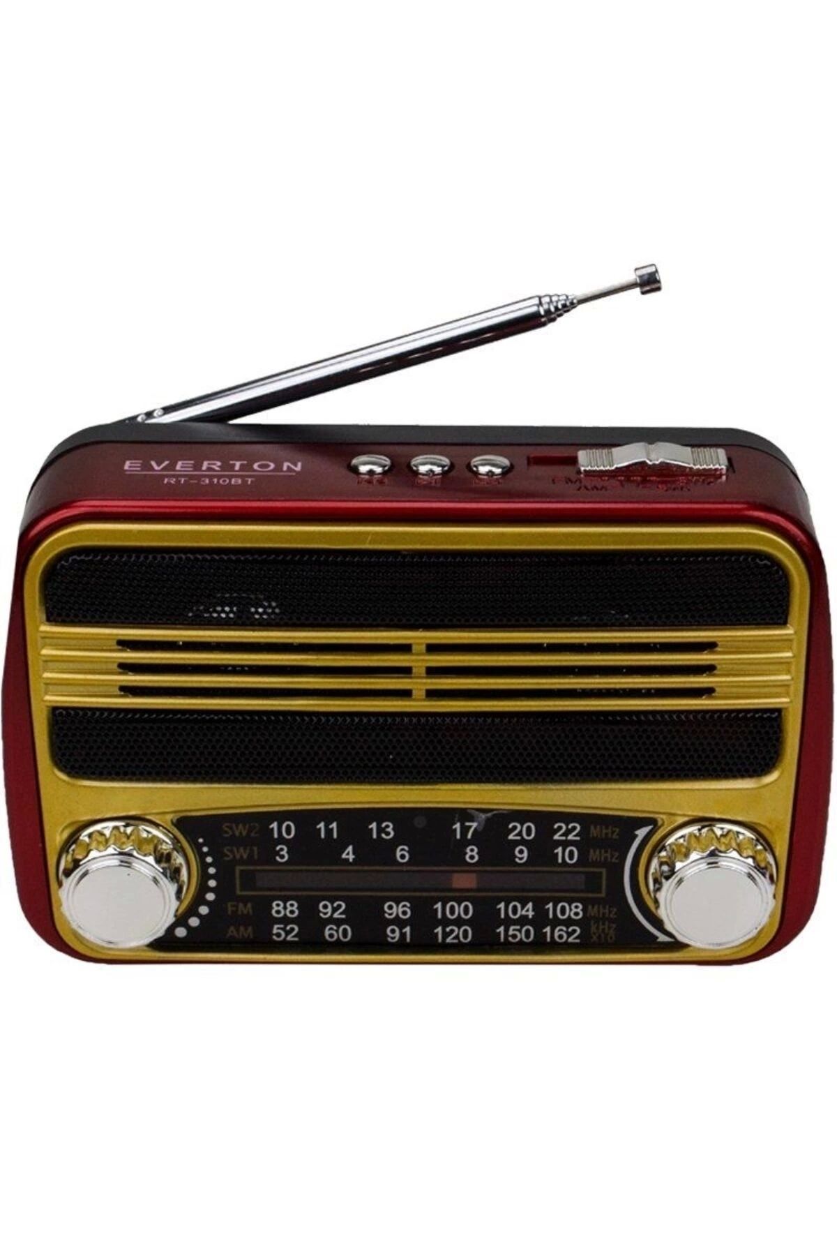 PRATİKOBA Rt-310 Bluetoothlu Nostaljik Radyo Usb Mp3 Player
