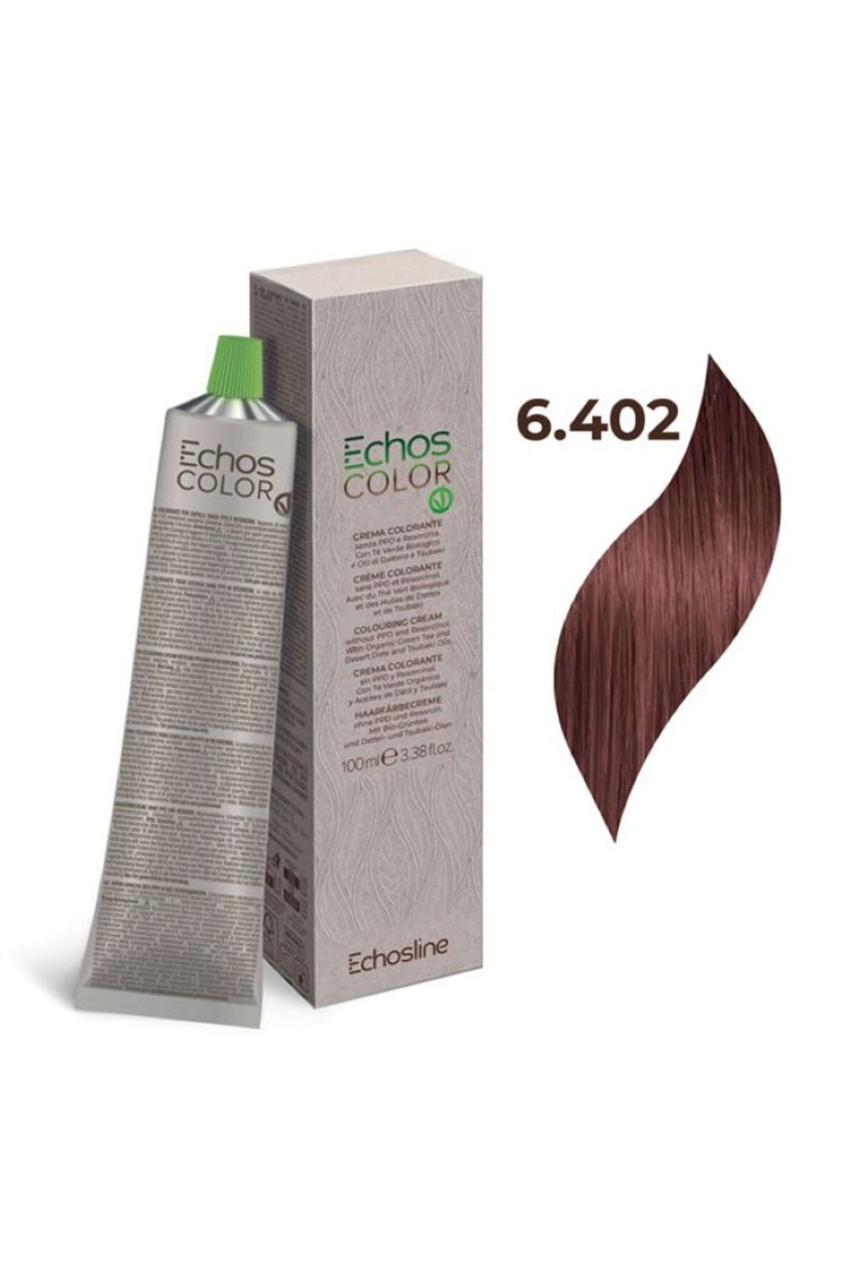 Echosline ECHOSLİNE 6.402 DARK BLONDE COLD COPPER SAÇ BOYASI VEGAN 100 ML