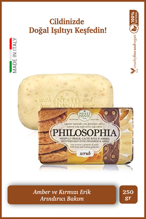 Nesti Dante Philosophia Scrub Katı Sabun 250 gr | Arındırıcı ve Dengeleyici |...