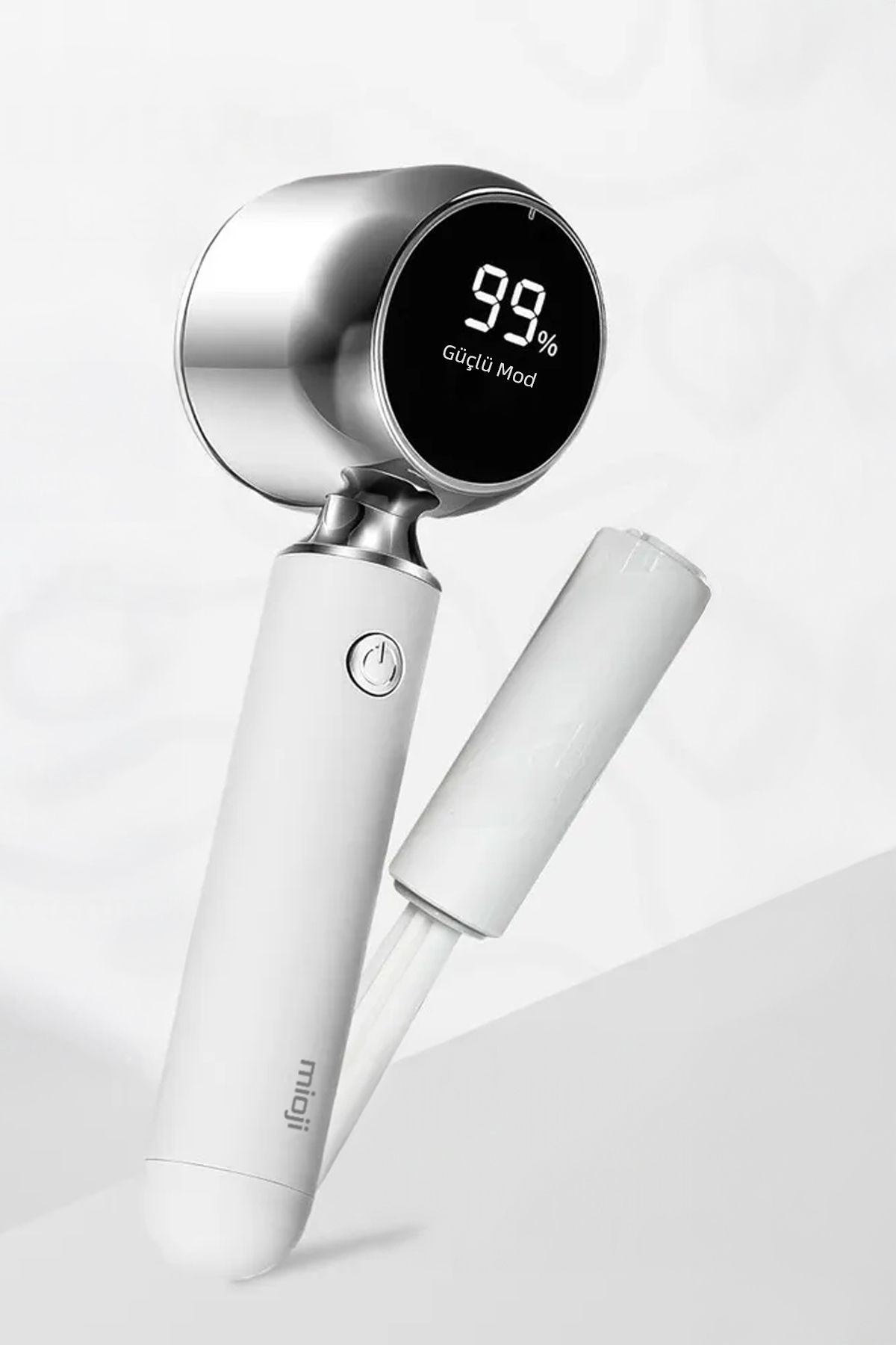 Mioji-Mio Lr6 Digital Indicator 800Mah Wireless Lint Remover Machine - White (Lint Collector Roller Gift) 2