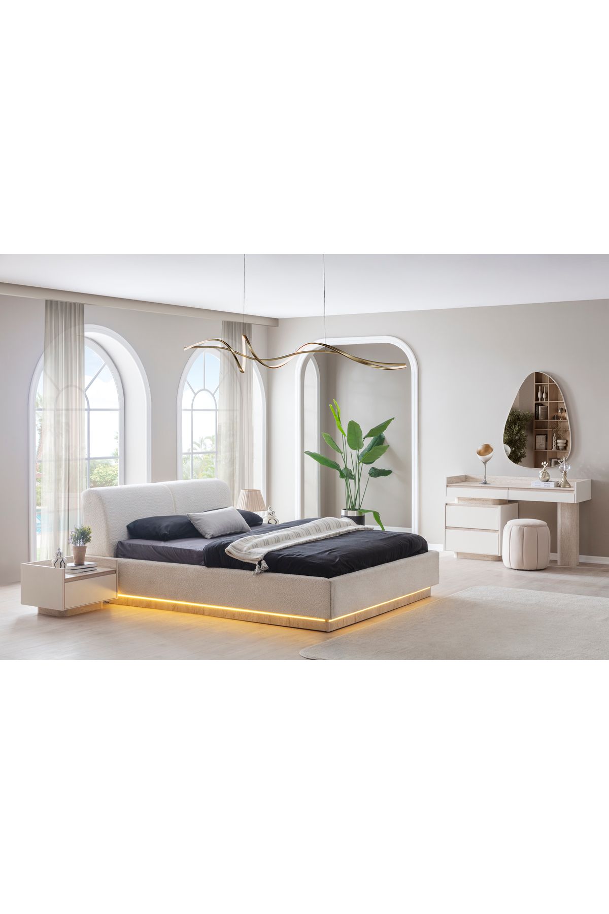 Neef Living Flora Bazalı Karyola