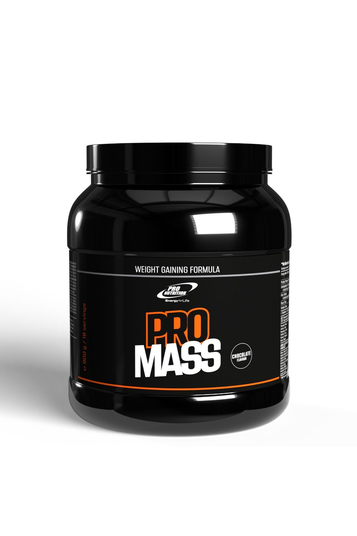 Pro Nutrition Muscle Gainer, Pro Mass Chocolate 900g - One Size