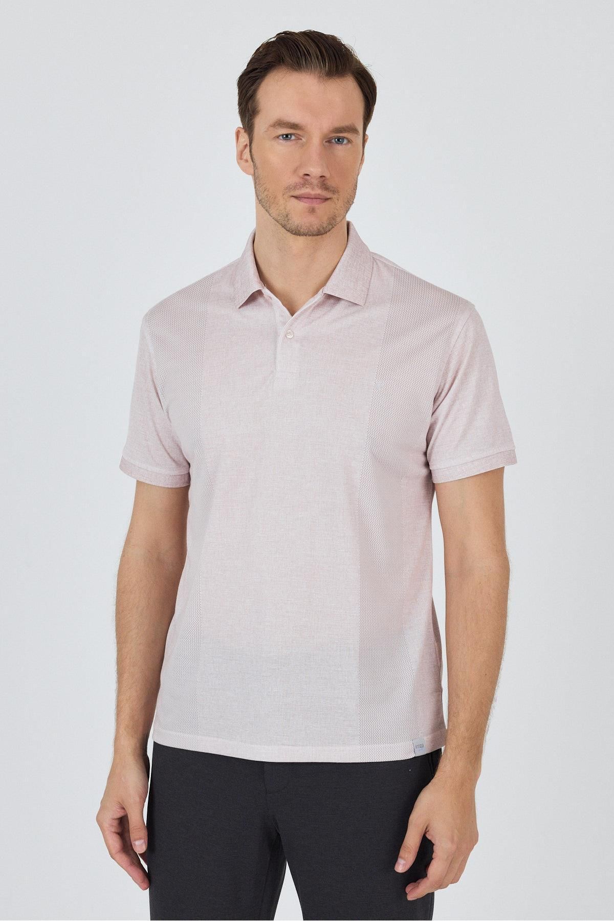 İmza Kısa Kol Baskılı Pike Polo Yaka Cepsiz Slim Fit Tişört 1011250169