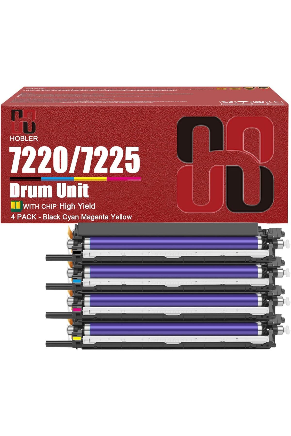 Xerox MUADİL DRAM UNIT WorkCentre 7120/7125/7220/7225 MUADİL DRAM UNITESİ 4 PACK BK CY MG YL