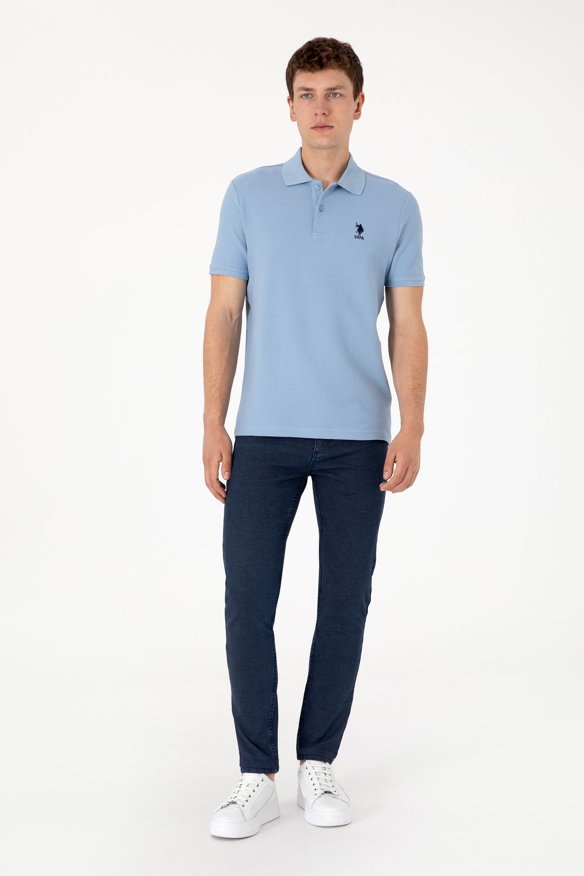U.S. Polo Assn. Erkek Lacivert Jean Pantolon 50298579-VR033