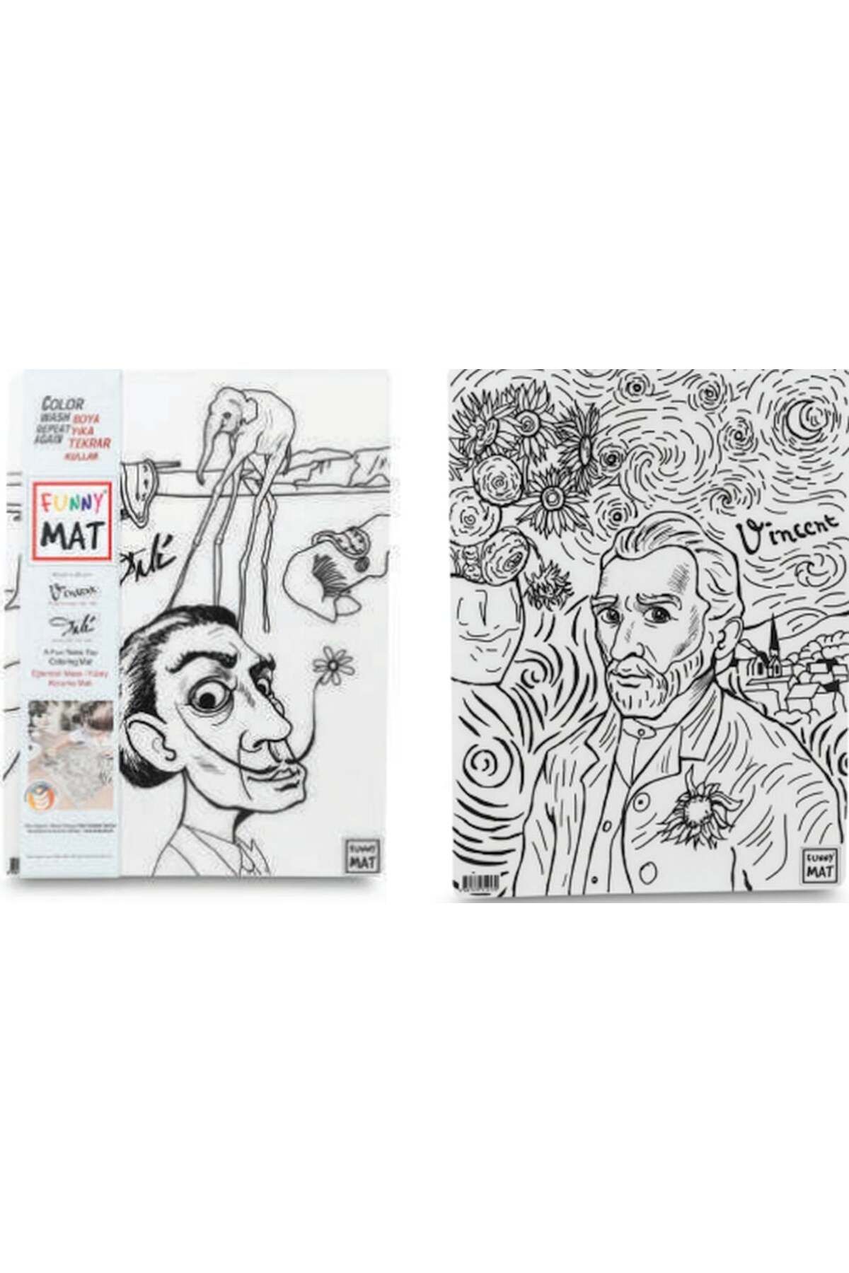 Destek Yayınları Funny Mat Vıncent Van Gogh Ve Salvador Dalı 25 X 35 Cm