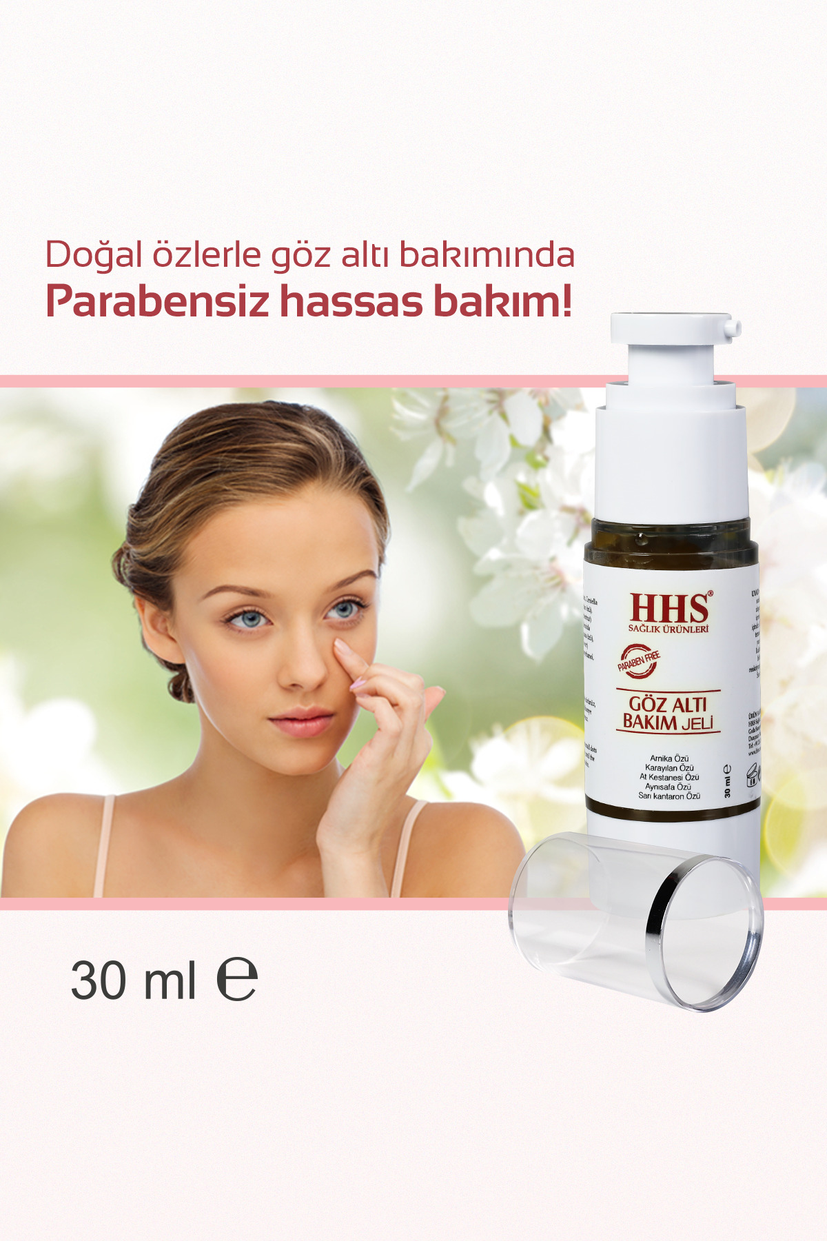 Göz Altı Torbalanma ve Morluk Karşıtı Bakım Jeli 30ml - Arnica, At Kestanesi & Centella Özlü — PS23458994PD — تصویر 4 از 4