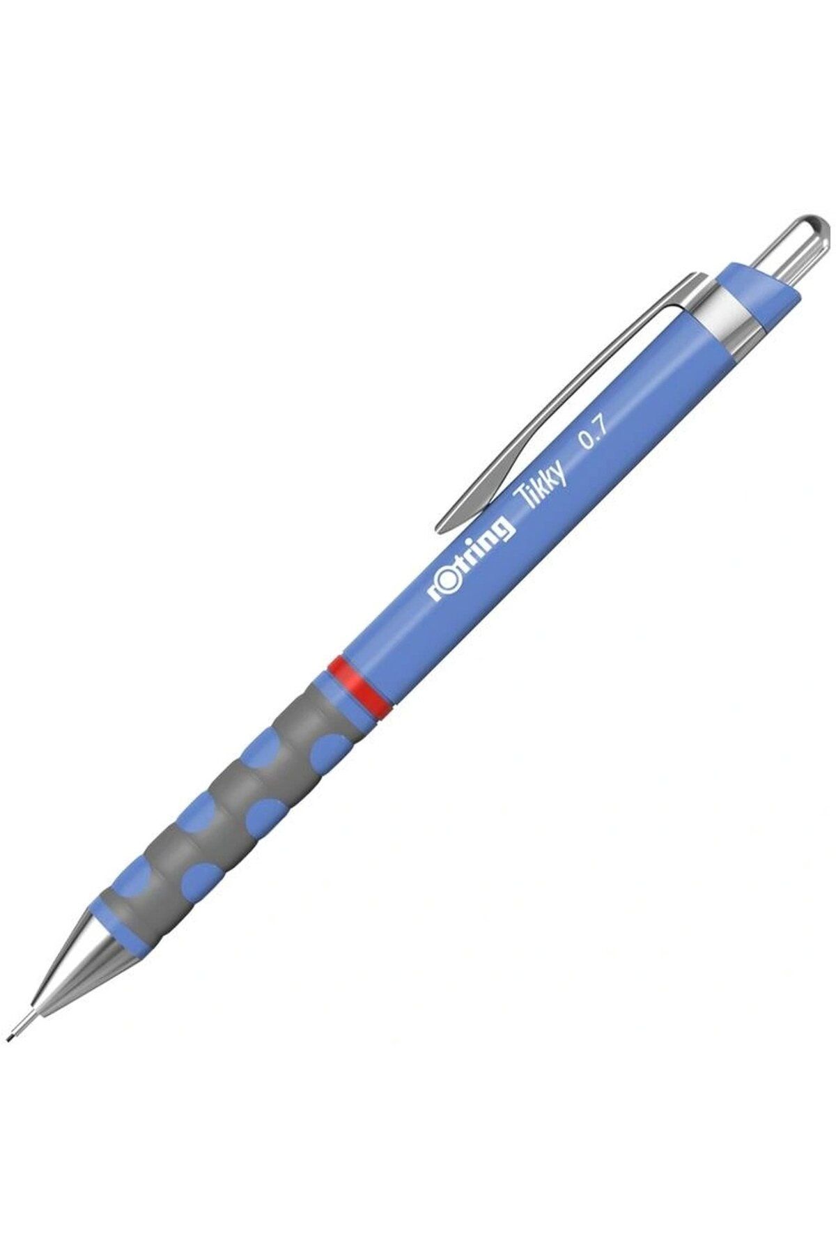 Rotring Versatil Kalem (Mekanik Kurşun Kalem) Tikky Rd Menekşe Mavi 0.7 Mm Ro-2214584 (12 Li Paket)