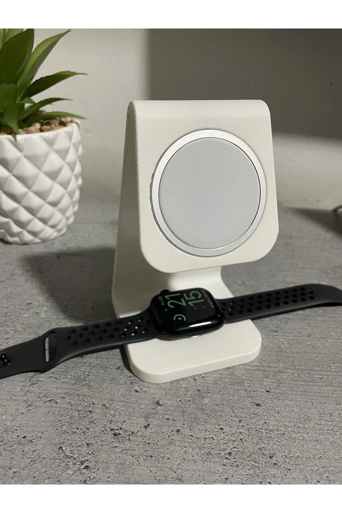 Rekatech Kablosuz Şarjlı Telefon ve AirPods Standı– Masa Üstü Düzenleyici -Telefon Tutacağı (rekatech)