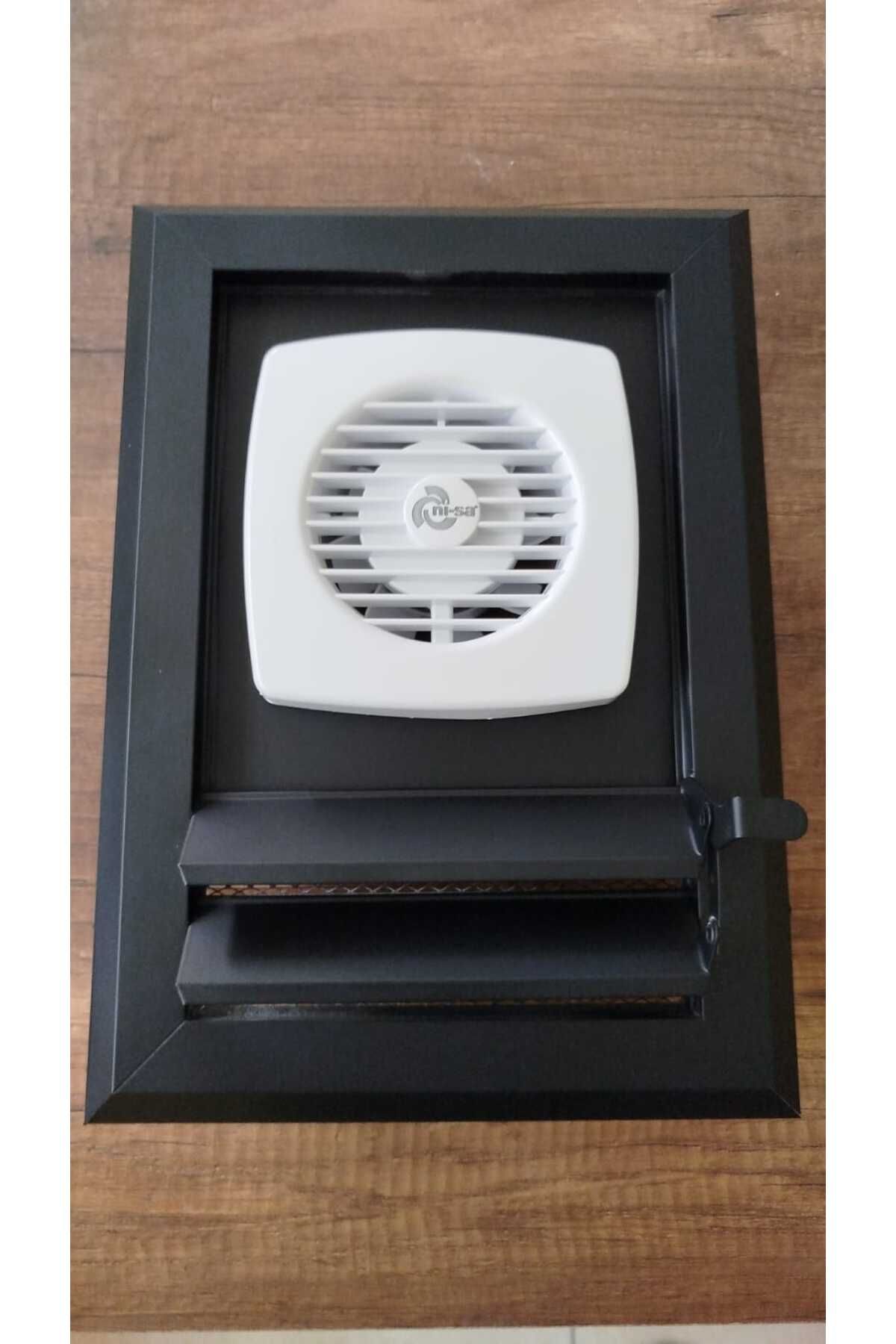 Home BANYO MENFEZİ FANLI 50X50MAT SIYAH-ALÜMİNYUM