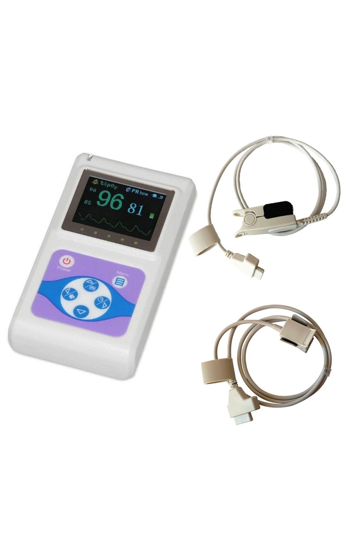Contec Pulsoximetru Profesional Contec Cms60d, Model 2025, Senzor Adulti, Pediatric - One Size