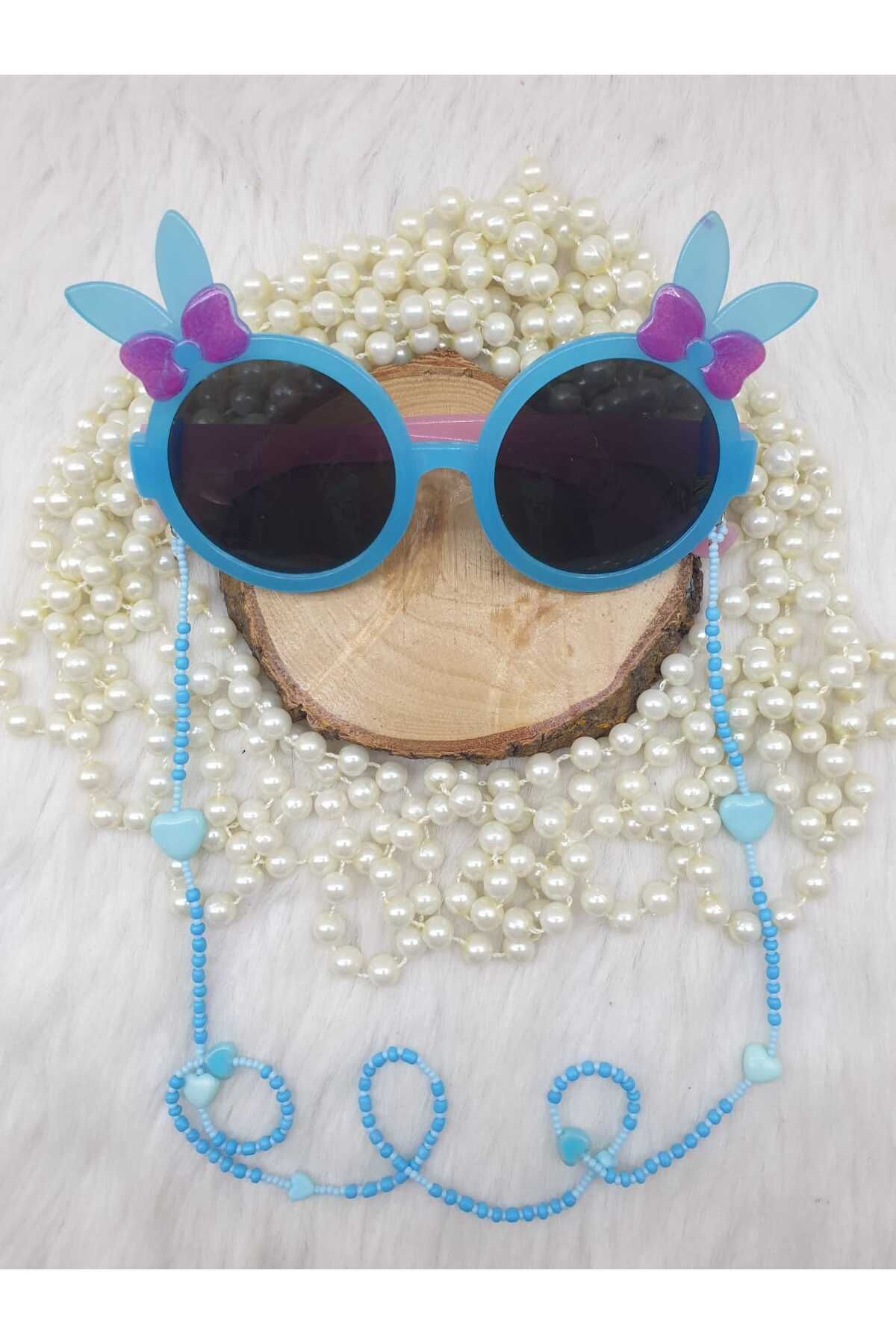 HAPPY HANDMADE Zincir.......çocuk Gözlük Zinciri/kalpli Gözlük Zinciri/çocuk Hediyesi