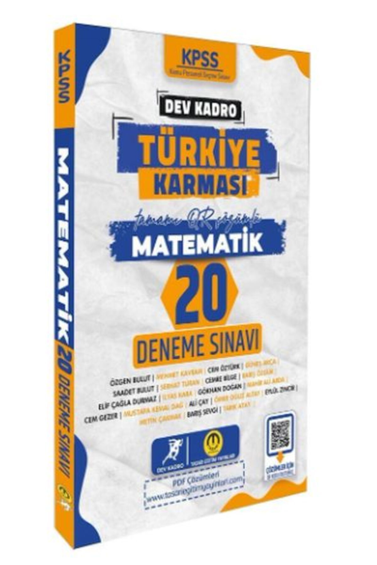 Destek Yayınları Tasarı Yayınları KPSS Matematik Dev Kadro Türkiye Karması 20 Deneme