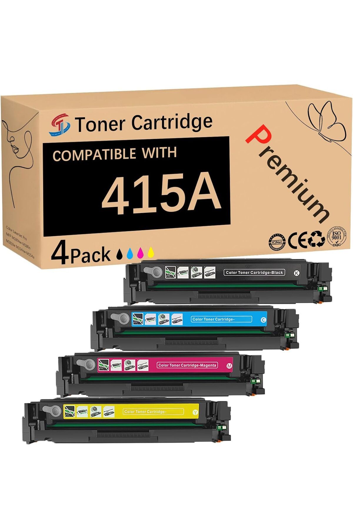 HP ÇİPLİ W2030A W2031A W2032A W2033A Pro M454dn M454dw M454nw MFP M479dw M479fdn
