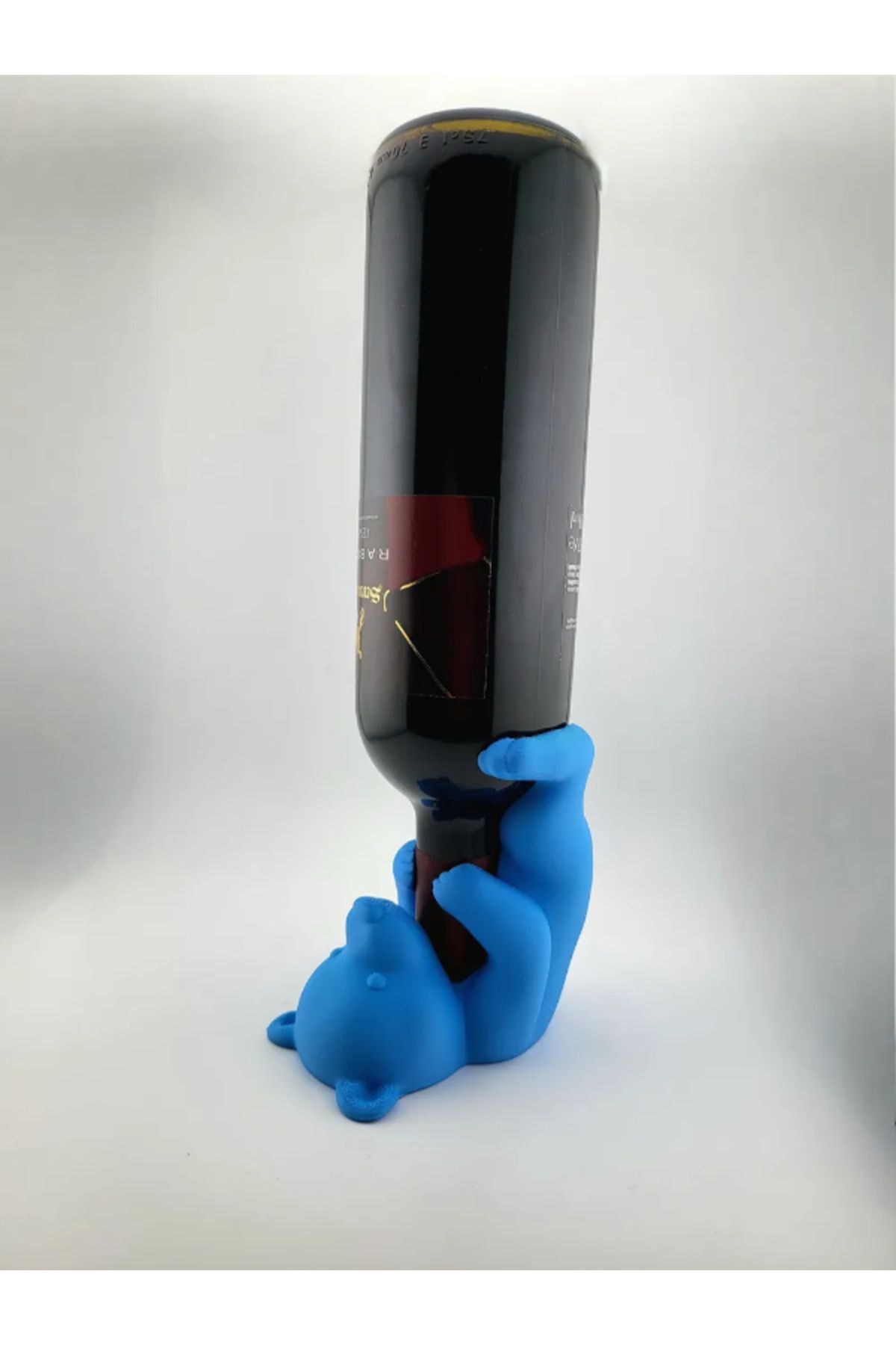 3d model s Gummy Bear Şarap Şişesi Tutucu – Easter Temalı Dekor