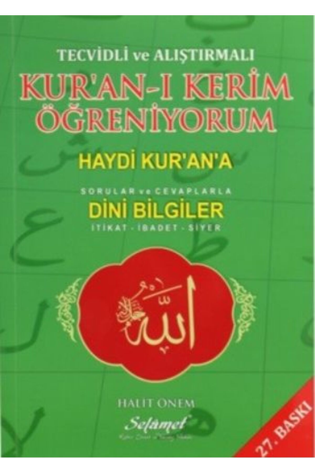 Destek Yayınları Tecvidli ve Alıştırmalı Kur'an-ı Kerim Öğreniyorum Haydi Kur'an'a (Sorular ve Cevaplarla) - Din