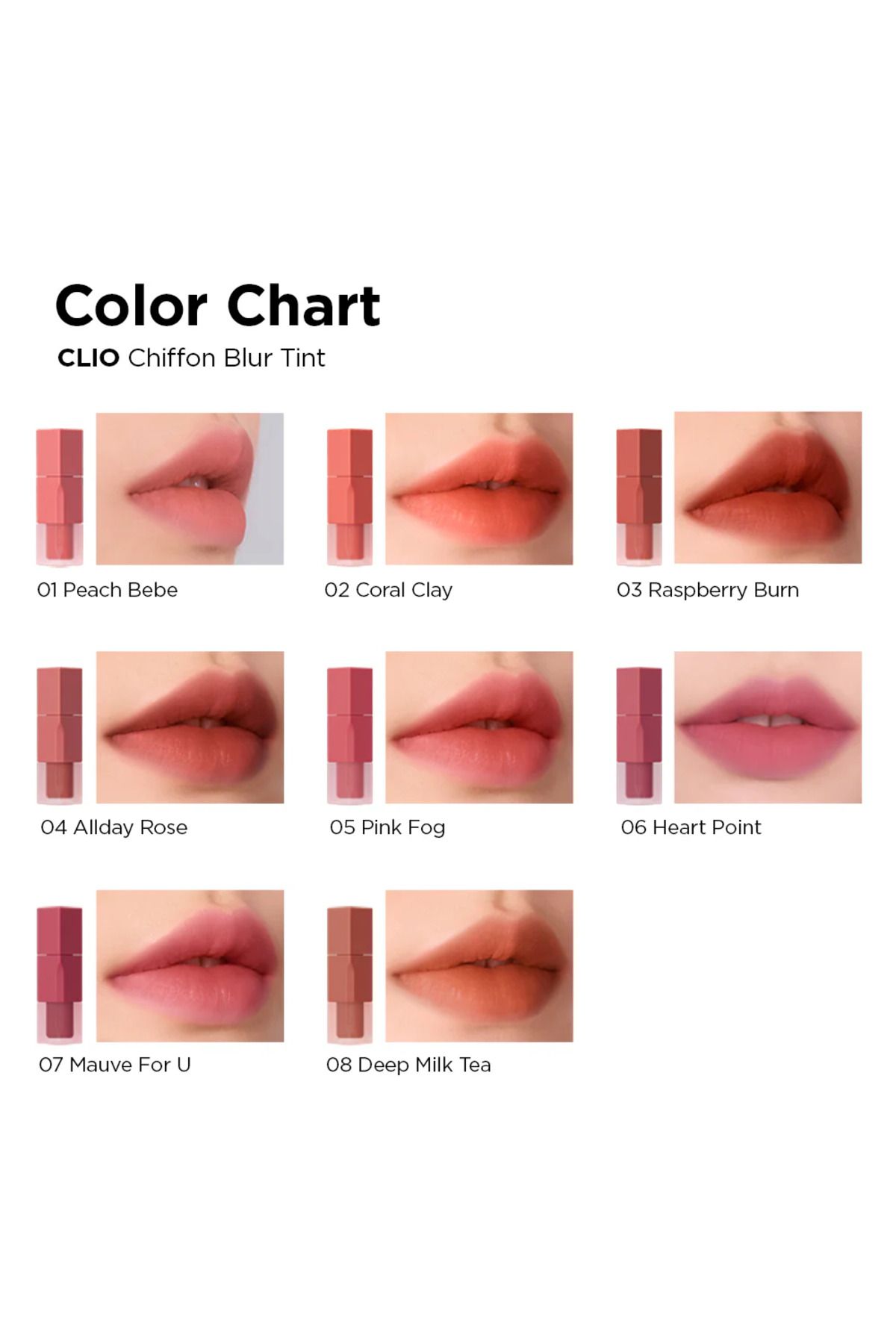 CLIO-Lip gloss with blur effect, CLIO, Chiffon Blur Tint Pastel Cloud Edition, 3.1g #11 6