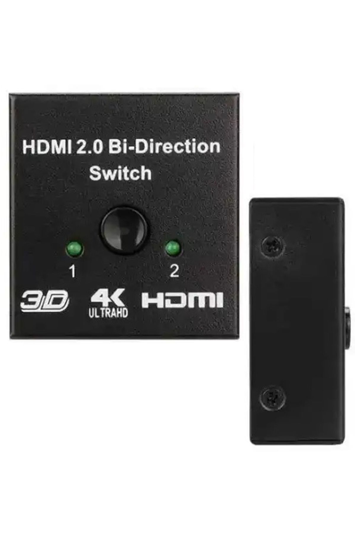 zola-HDMI 2.0 switch, 1 input to 2 outputs, 4K, Full HD, LED, LPCM 8 channels, 1 m, black 1