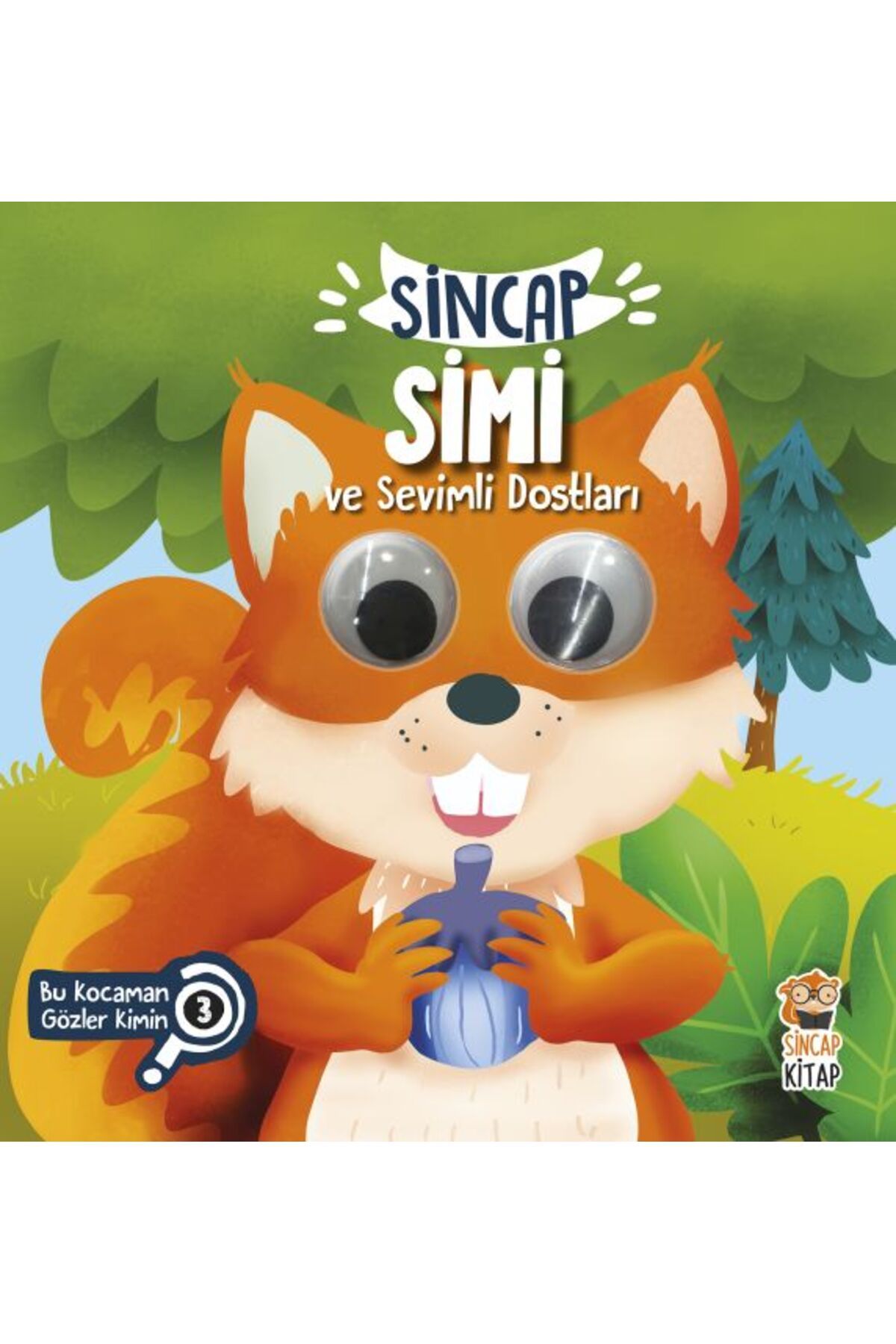 Destek Yayınları Bu Kocaman Gözler Kimin? 3 - Sincap Simi ve Sevimli Dostları