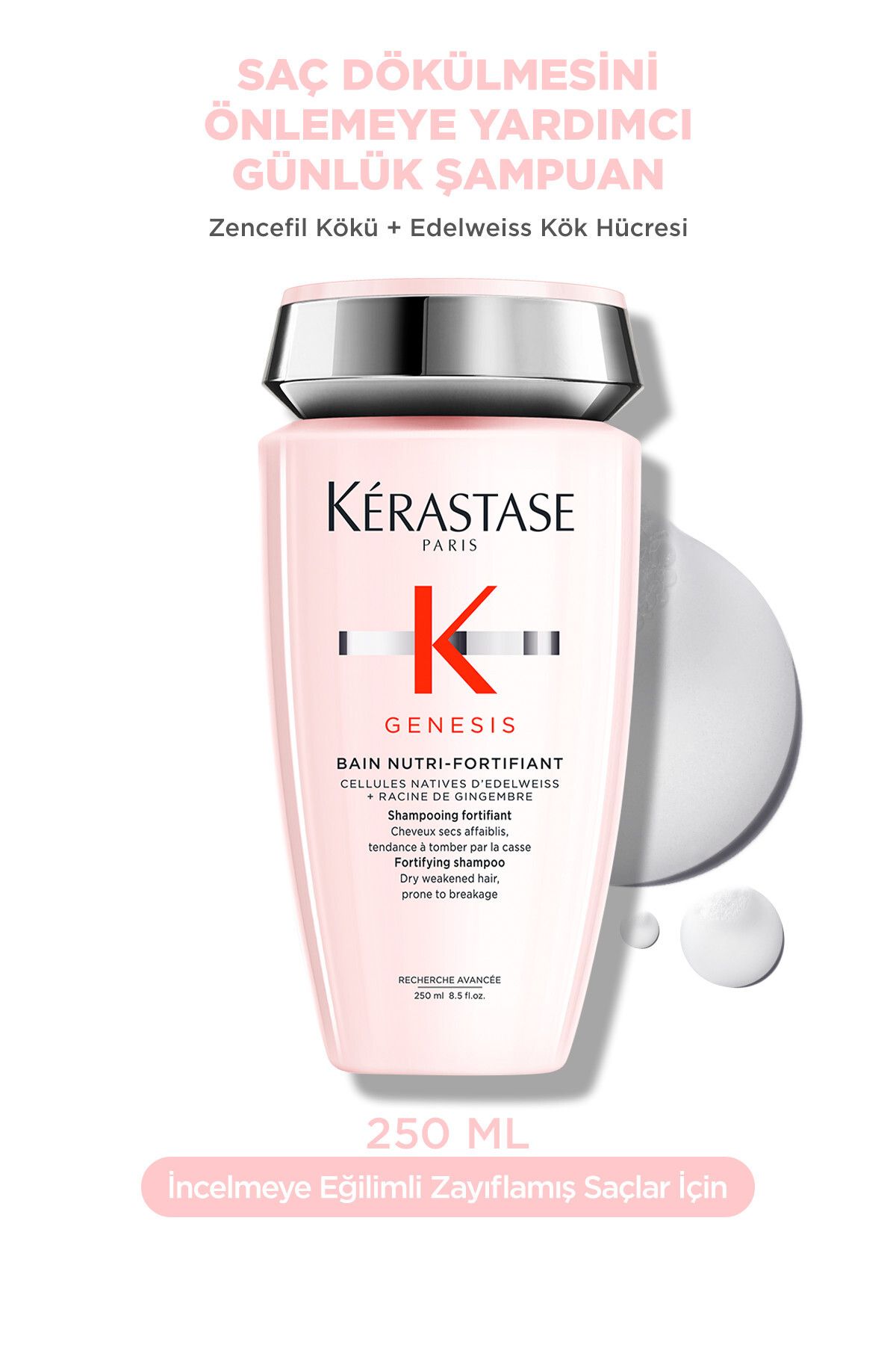 Kerastase - Genesis Bain Riche saça dolgun bir görünüm kazandıran Dolgunlaştırıcı Şampuan 250ml