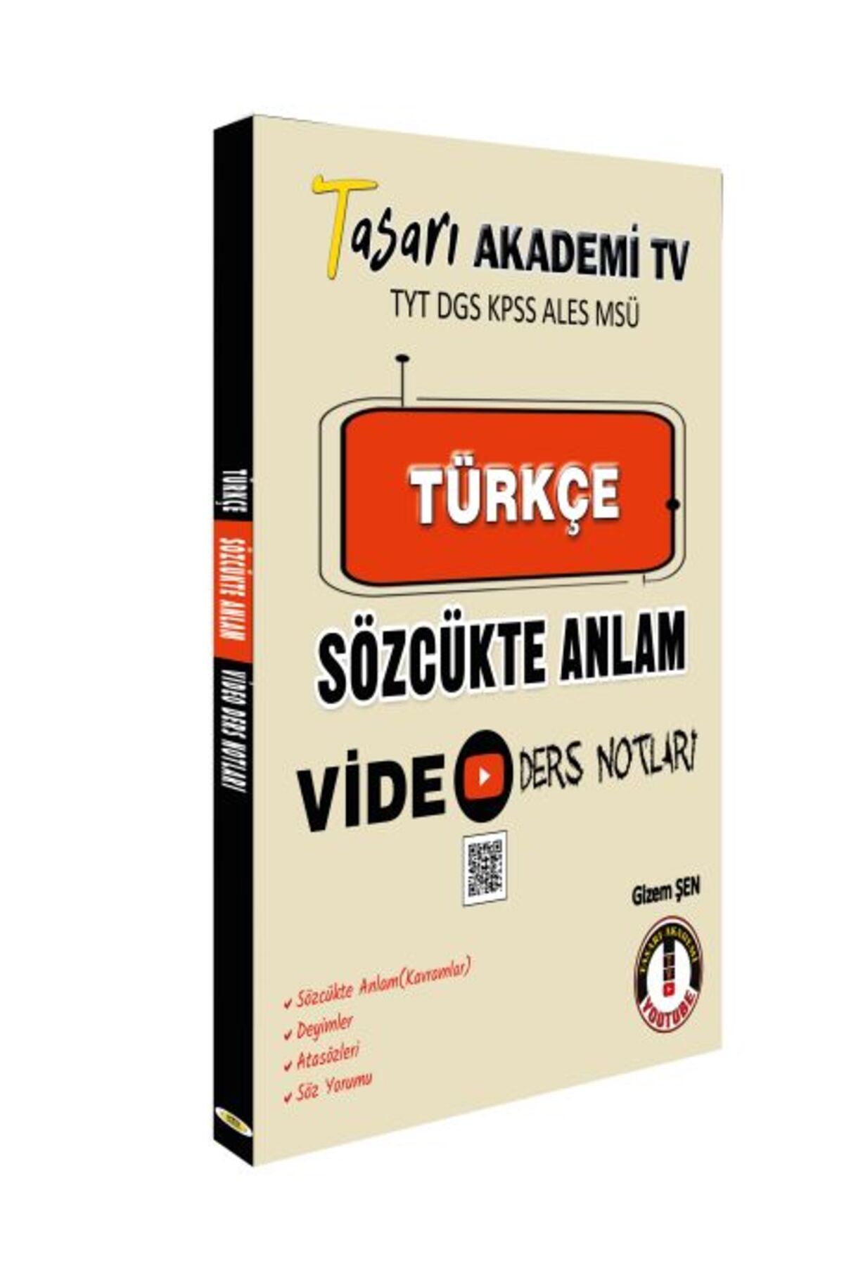 Destek Yayınları Tasarı DGS Türkçe Sözcükte Anlam Video Ders Notları