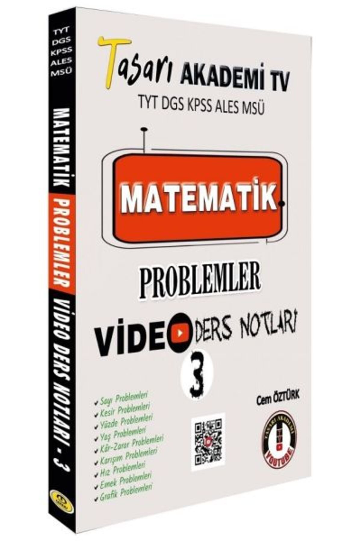 Destek Yayınları Tasarı Matematik Problemler Video Ders Notları 3