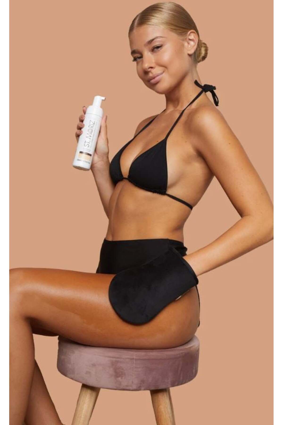 ST. MORIZ-St Moriz Professional Self-tanning Mousse, Instant Effect, Dark, 200 ml 2