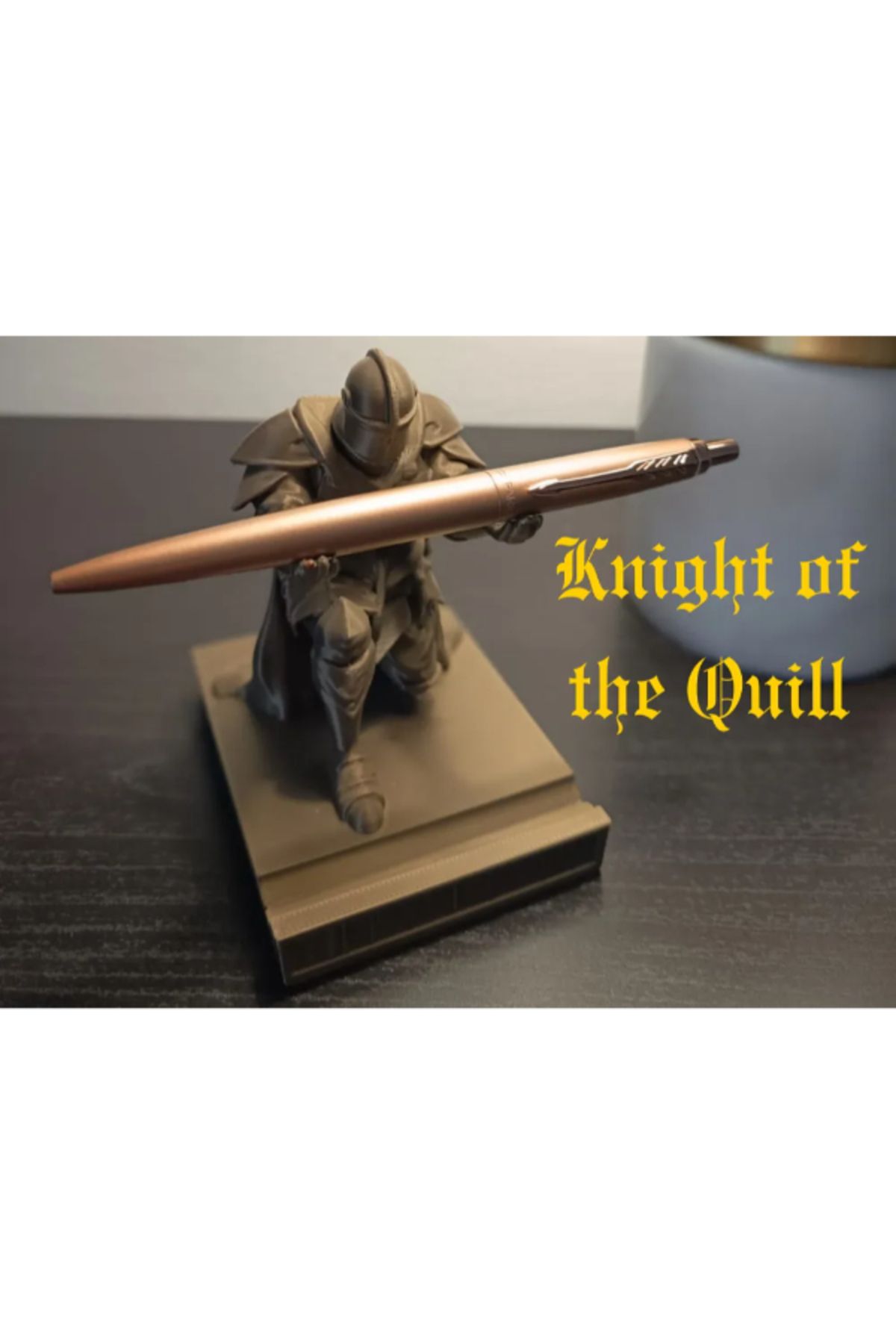 3d model s Orta Çağ Şövalyesi Kalemlik – Knight of the Quill