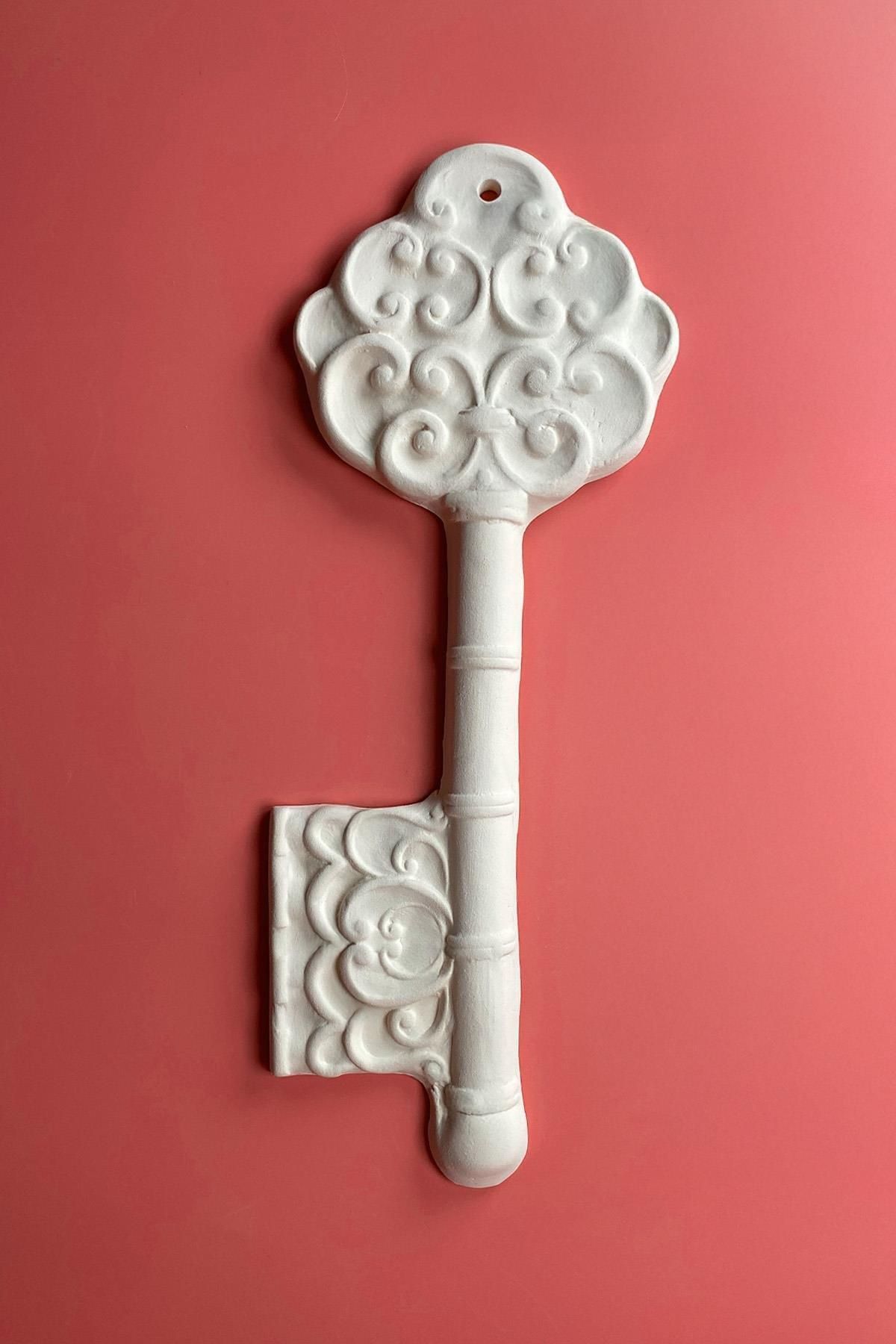 Ceramingo Dekoratif Anahtar - Seramik Bisküvi (Ham Ürün)