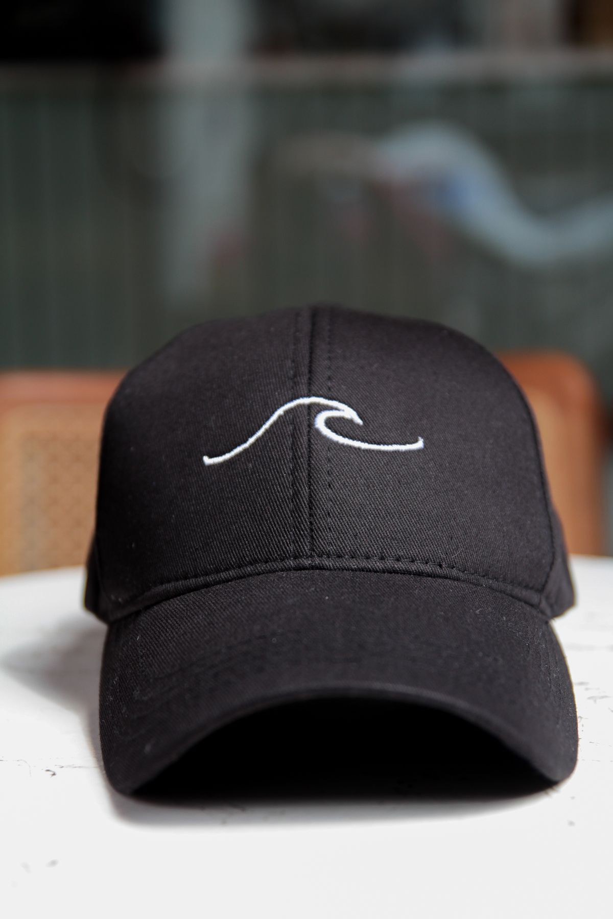 CAP BROS DALGA NAKIŞLI SİYAH ŞAPKA