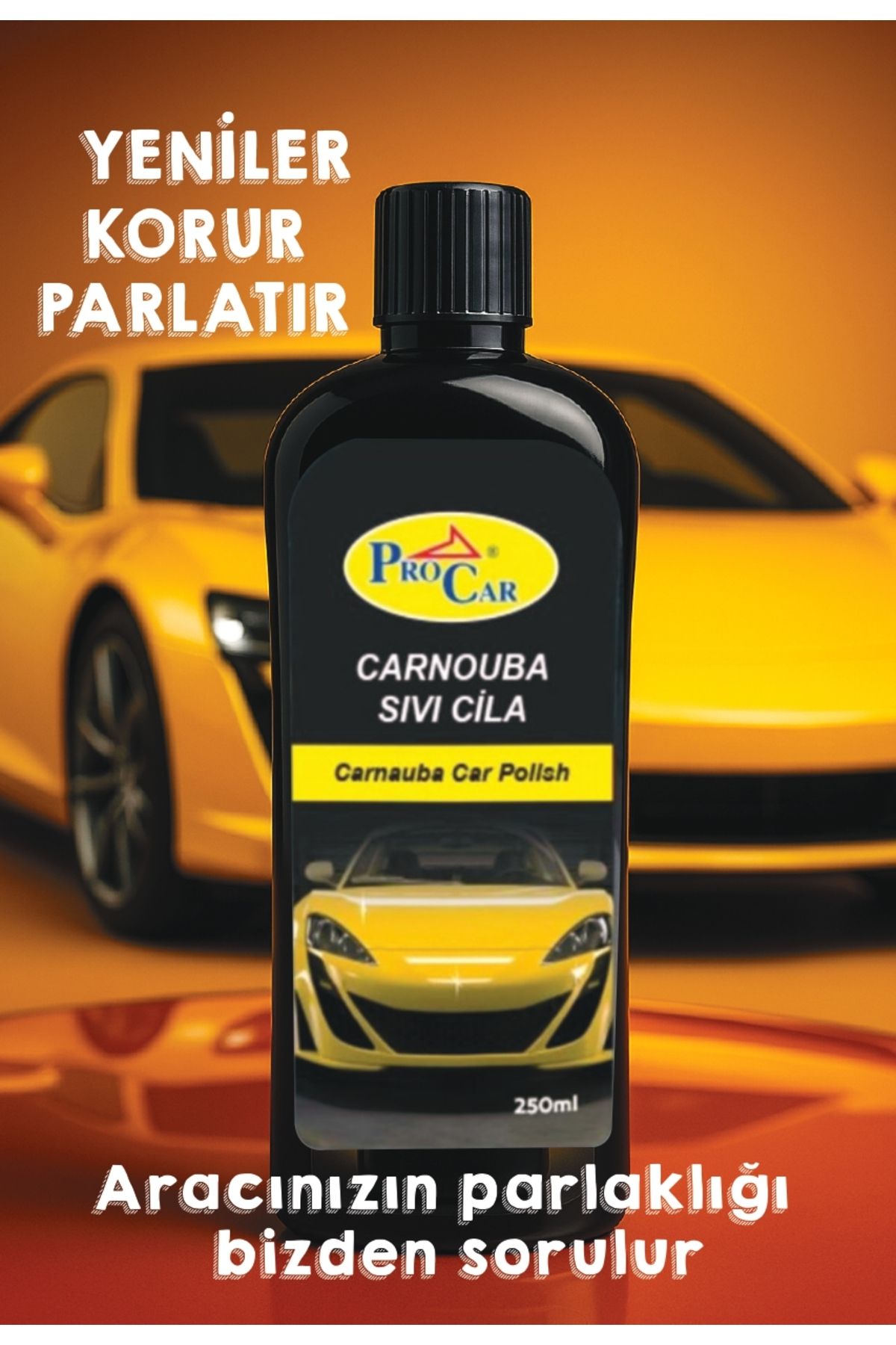 procar Carnouba Sıvı Cila  Uyumlu  250 ml