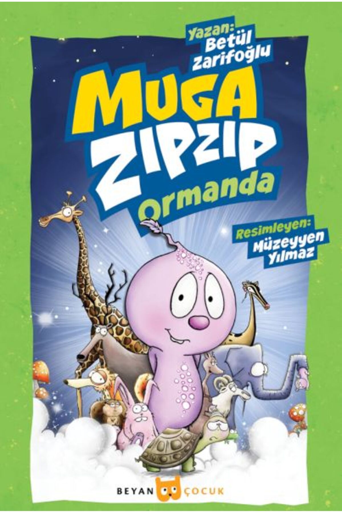 Beyan Yayınları Muga Zıpzıp Ormanda Renkli Resimli