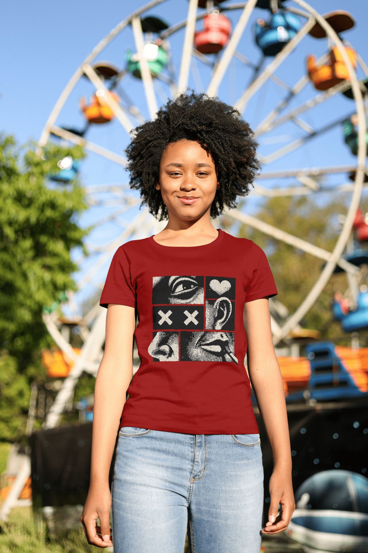 beloved.co kare tasarım baskılı t-shirt