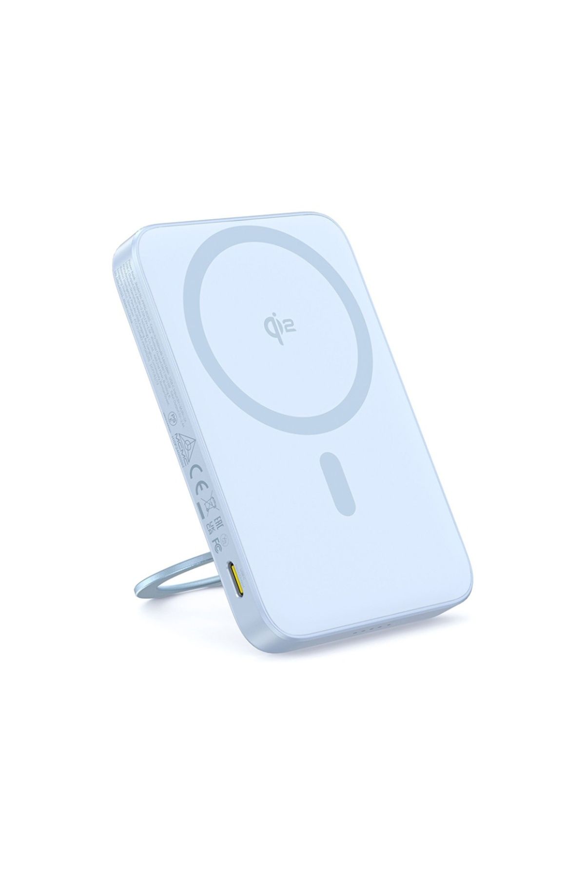Baseus-Baterie externă, încărcare rapidă, magnetică, tip C, Qi2, 20W, 5000mAh, cablu tip C, PicoGo, albastru 1