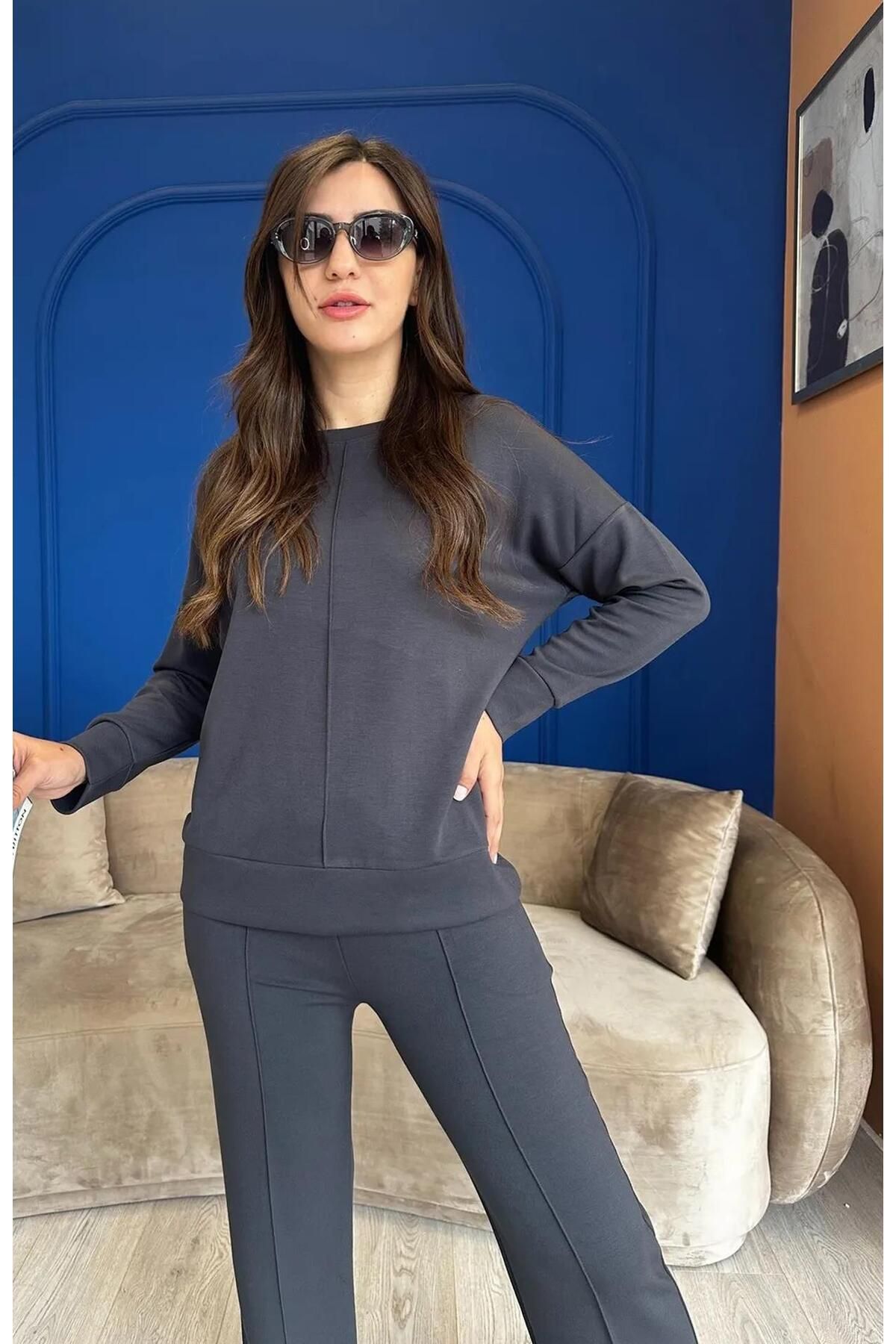 DoDe Flora Kadın Vogsıgn Modal Çımalı Eşofman Takımı - 376