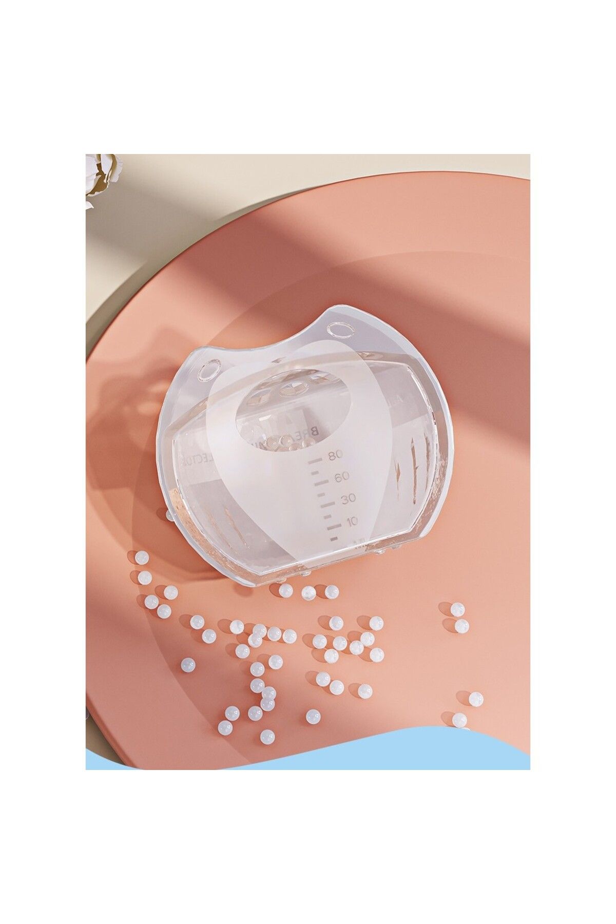 Flippy-Colector de lapte matern, rabatabil, siguranță din silicon, anti-revărsare, 80 ml, transparent 5