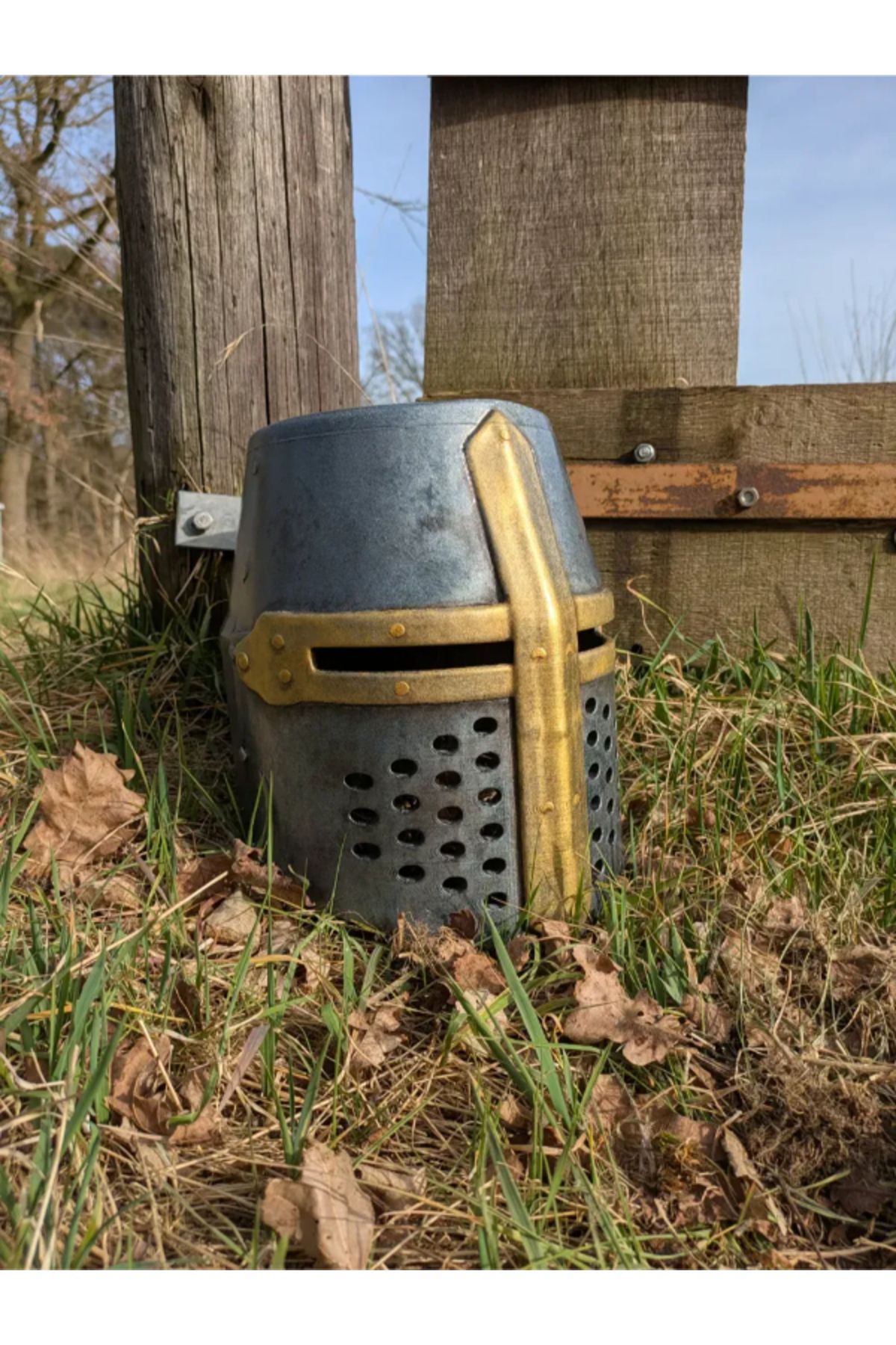 3d model s Haçlı Şövalye Miğferi – Crusader Helmet Modeli