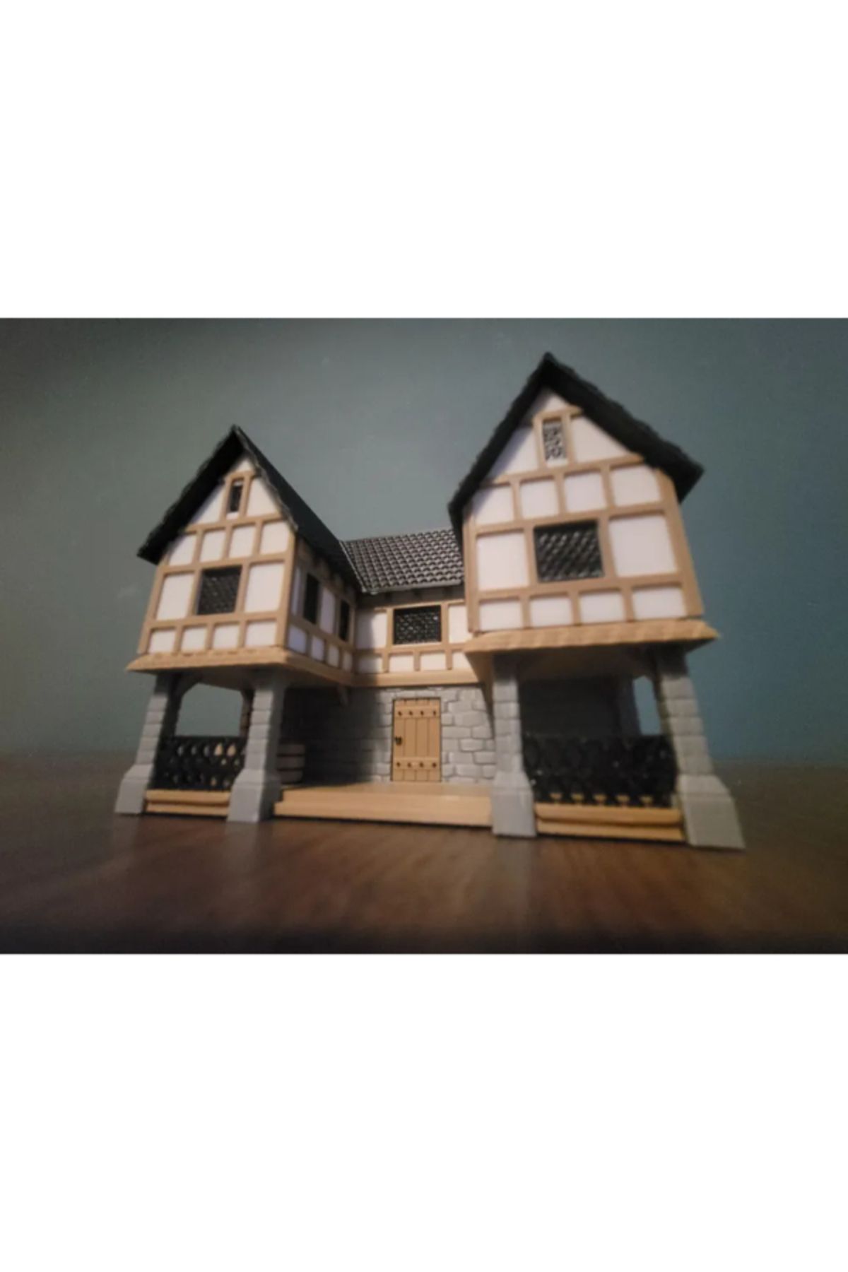 3d model s Orta Çağ Tüccar Evi – RPG ve Diorama Maketi