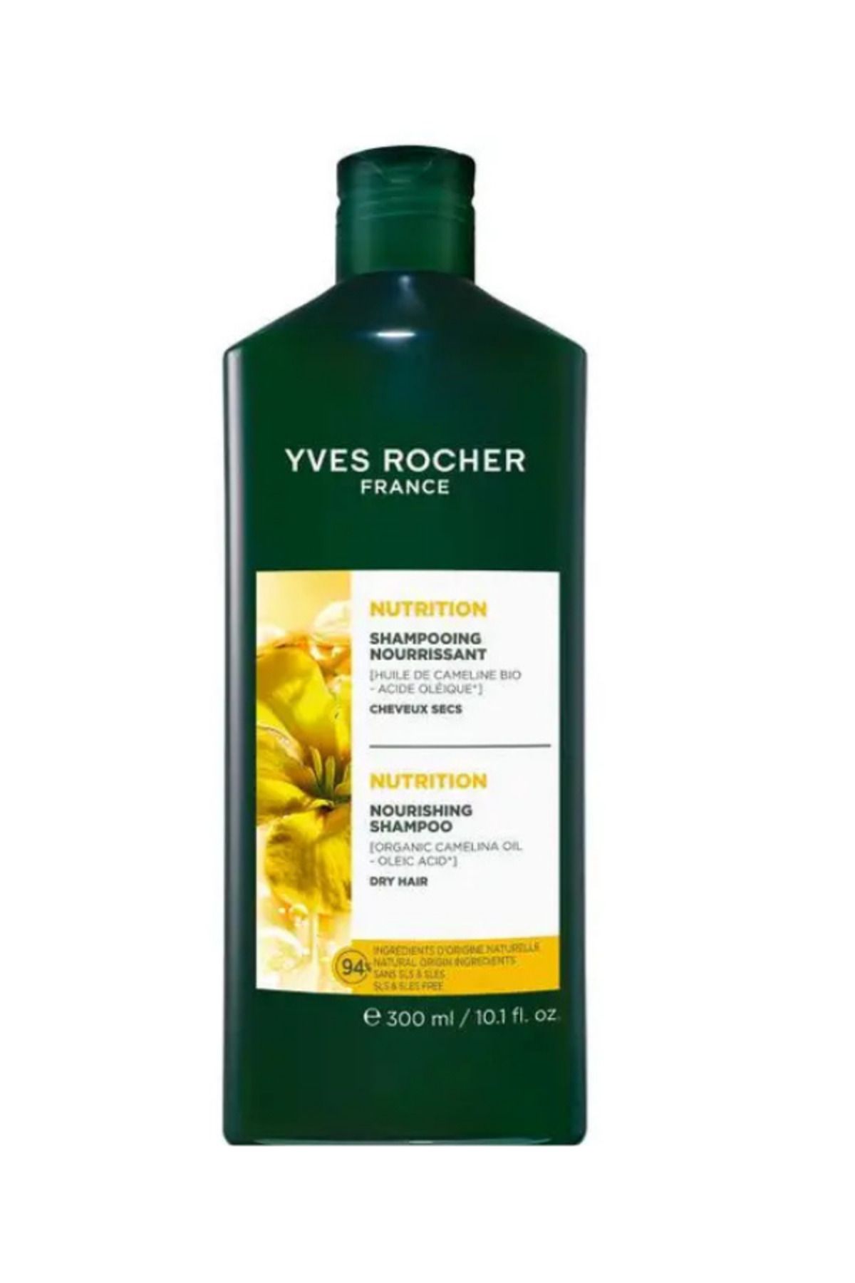 Yves Rocher Besleyici Prebiyotik Şampuan- Kuru Saçlar/ Sedefli Kremsi Dokulu