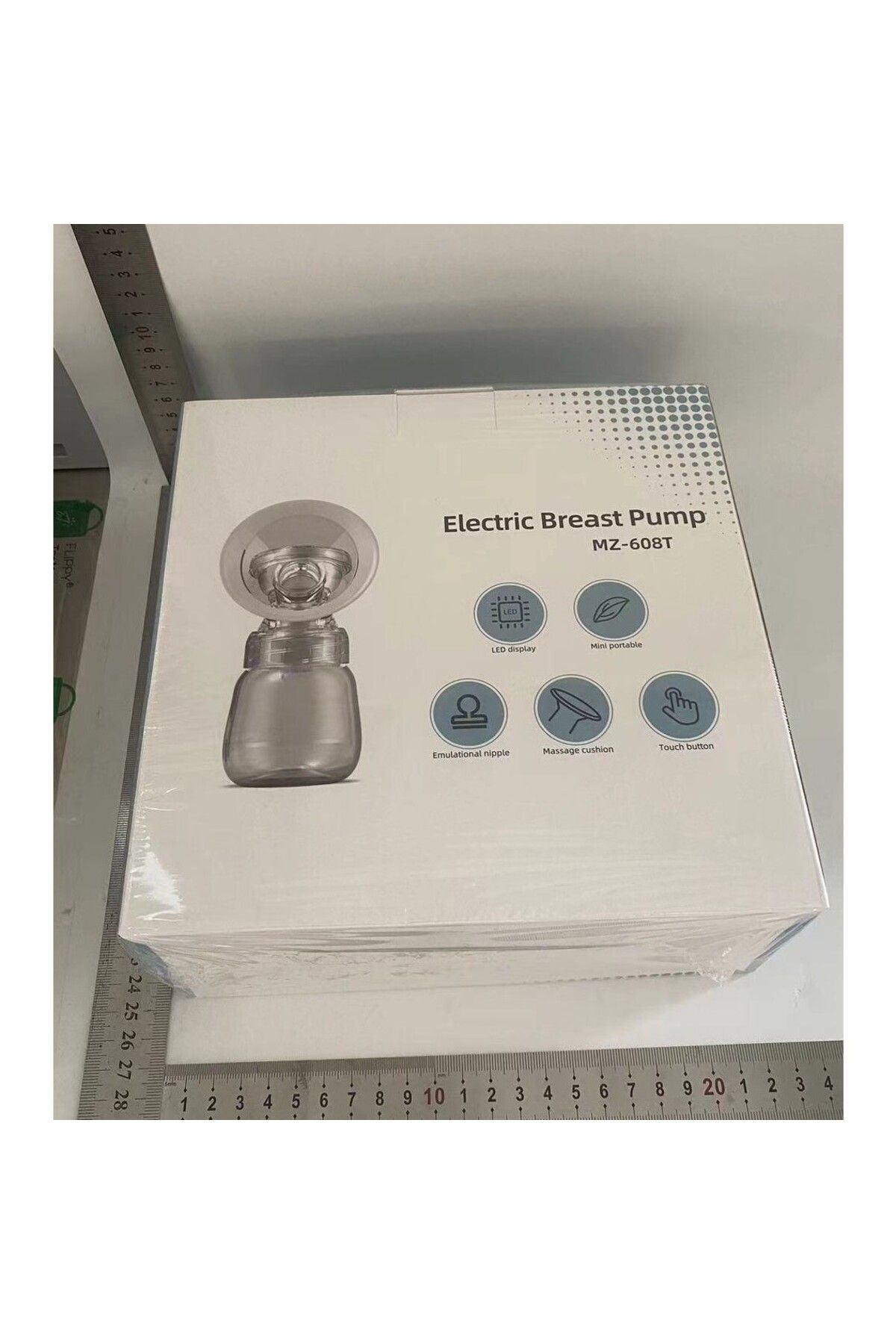 Flippy-Pompa Electrică 2 În 1, 2 Sticle 180 Ml, Usb-c, 1200mah, 2 Moduri, 9 Viteze, Roz Transparent 2