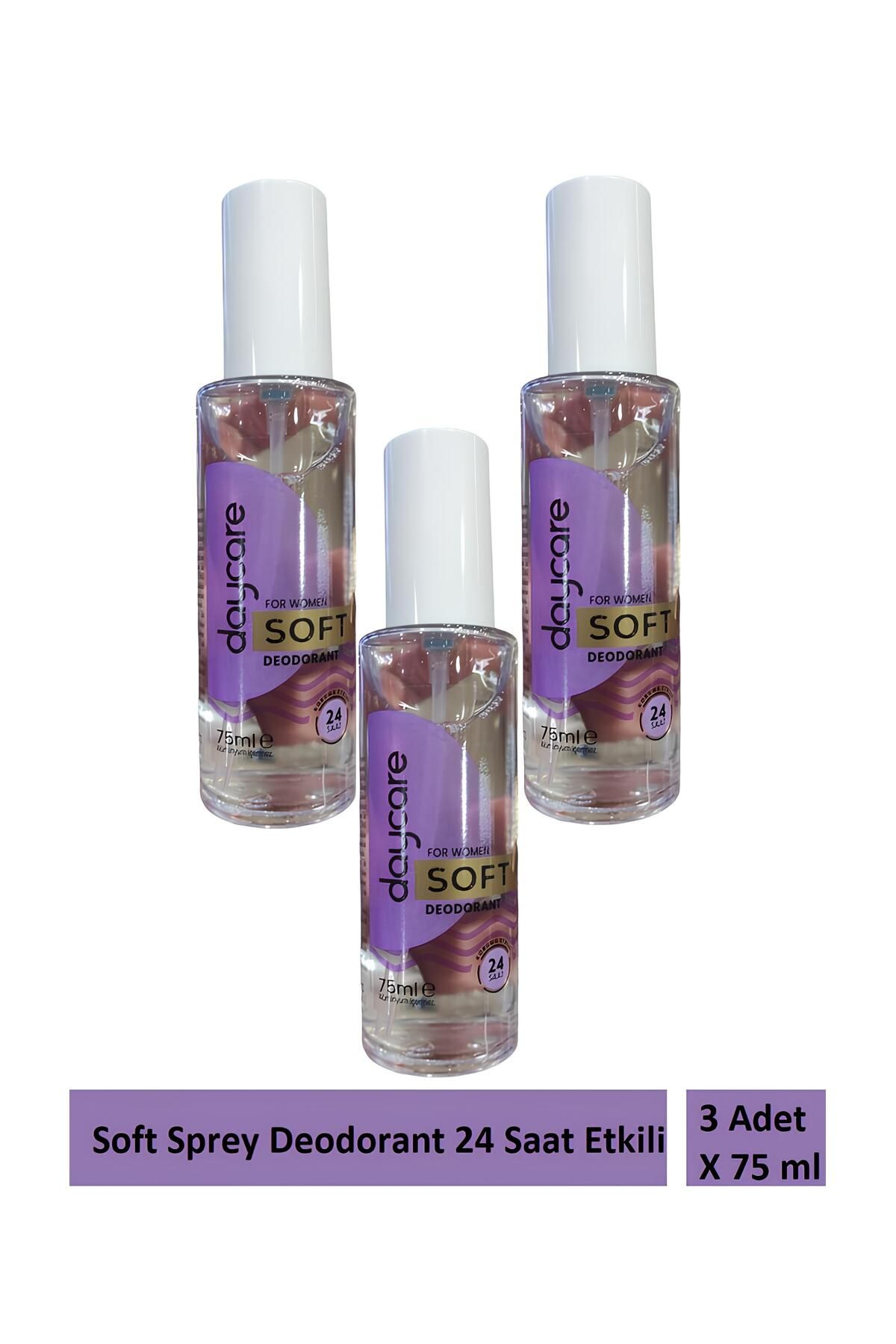 Daycare Sprey soft deodorant for women 24 saat koruma 3 adet X 75 ml