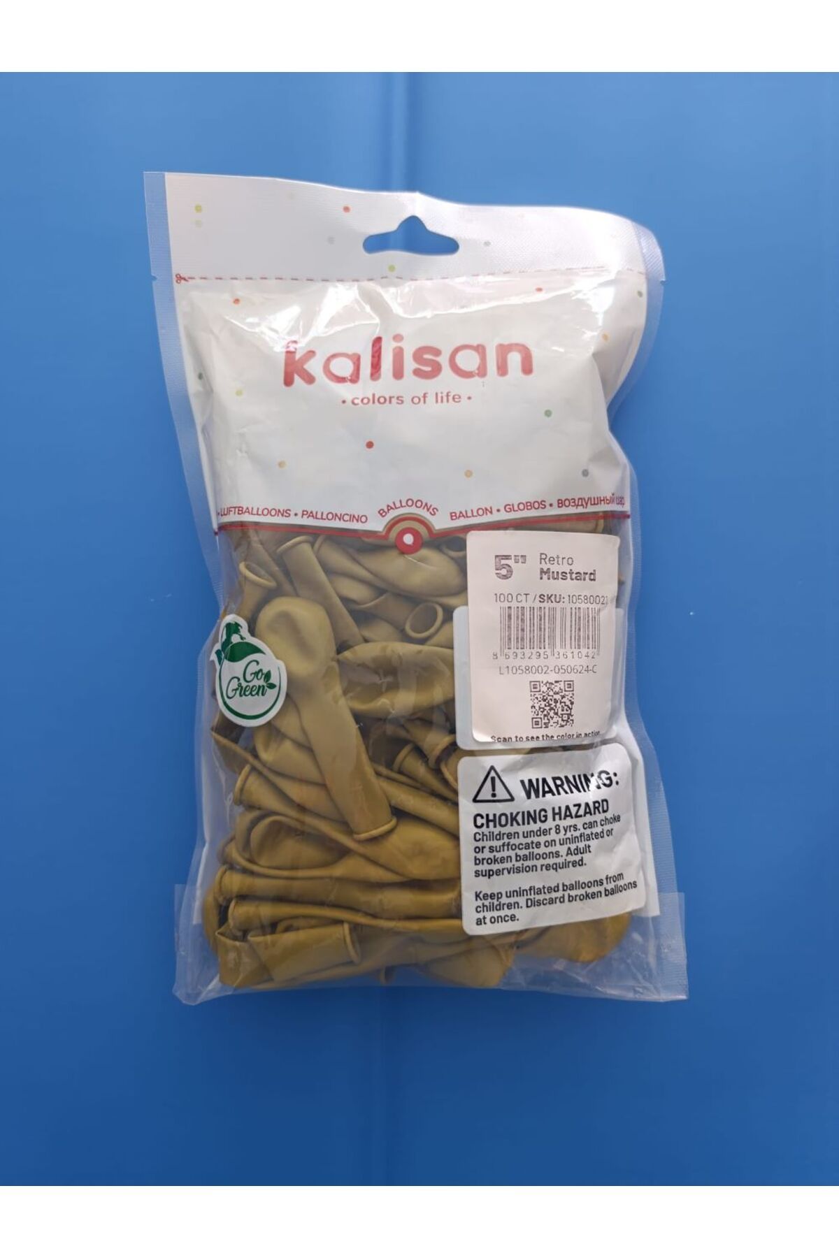 Parti Düşleri 5 İNC RETRO MUSTARD(HARDAL) 100 ADET