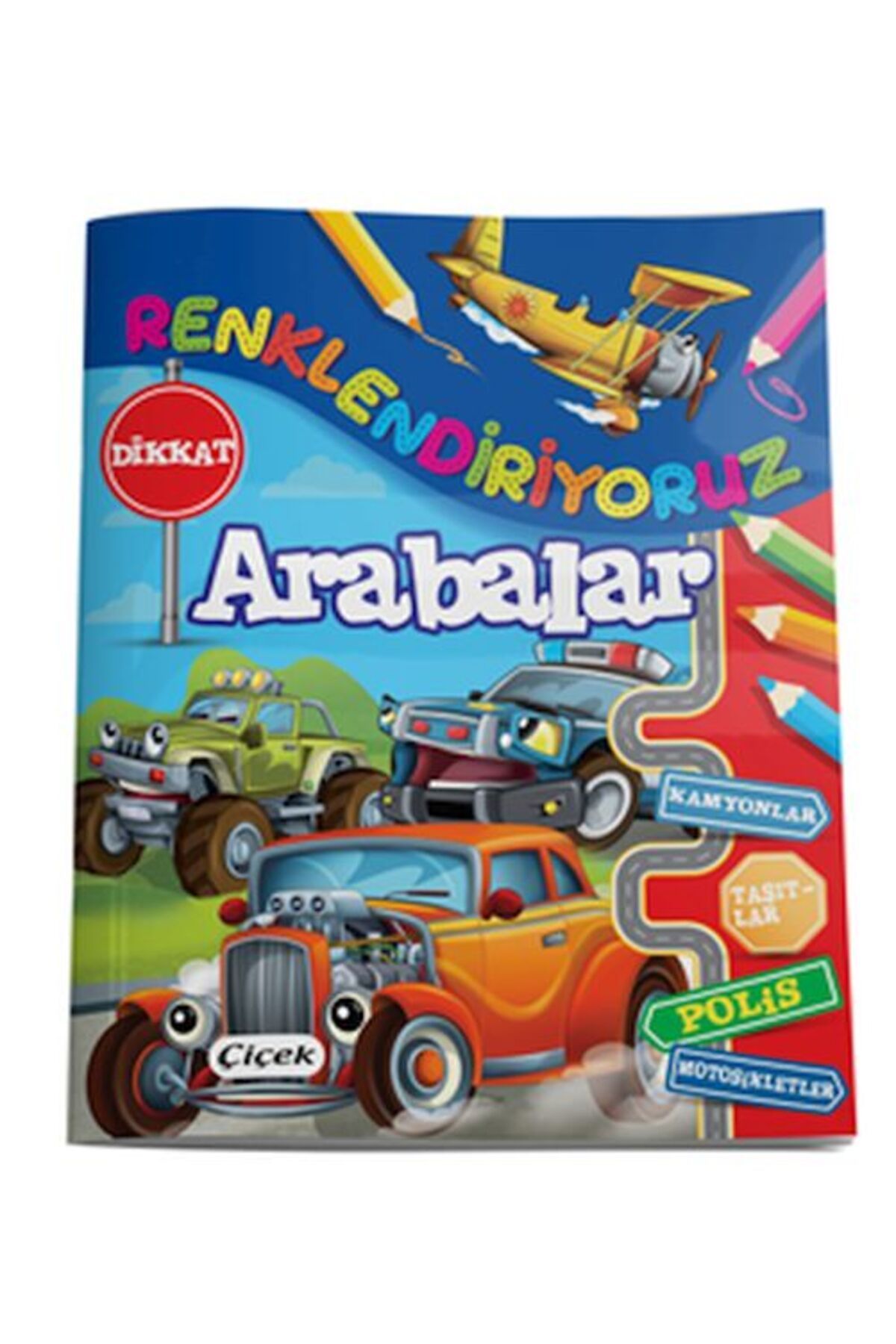 Çiçek Yayıncılık Renklendiriyoruz - Arabalar