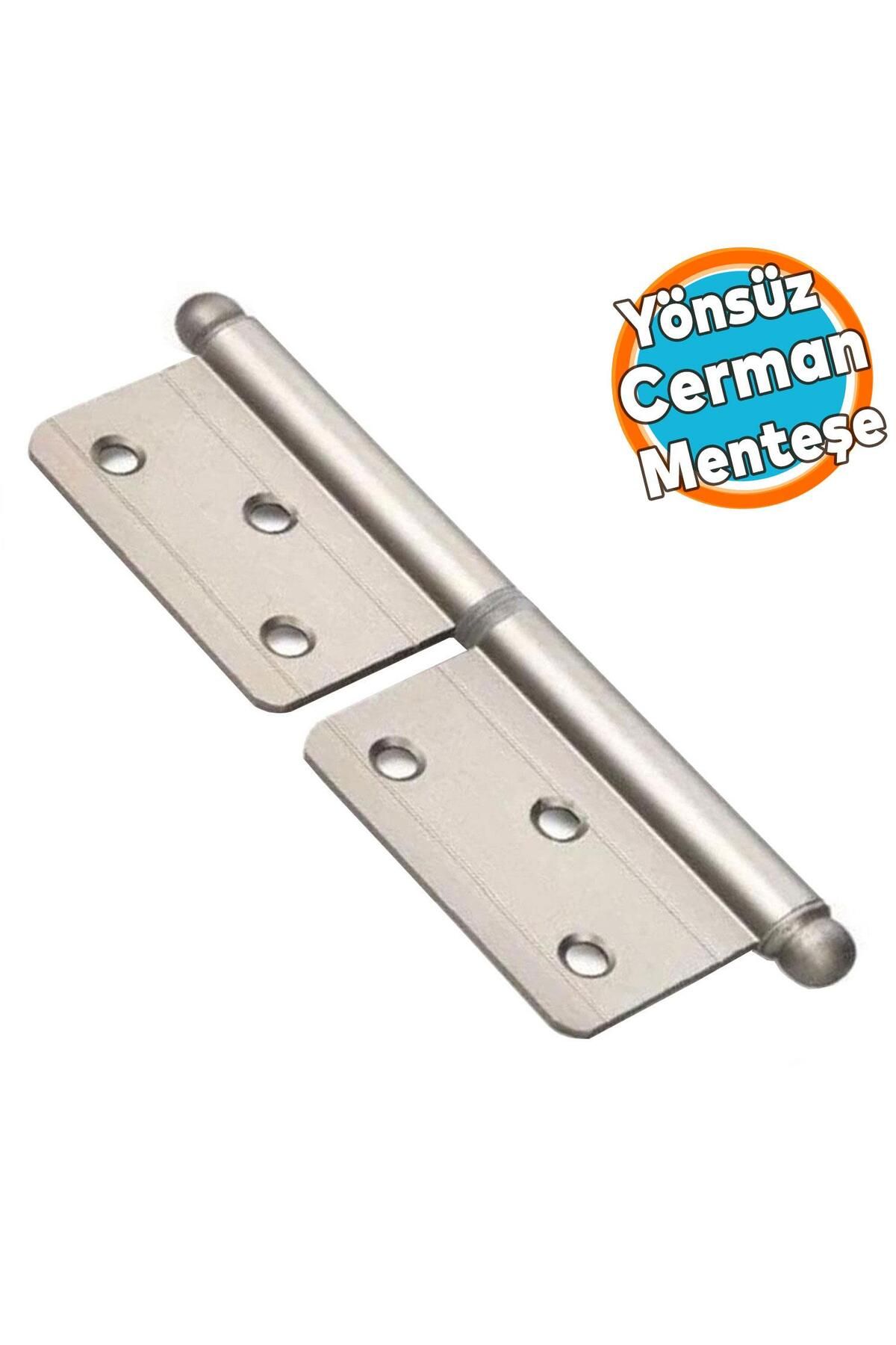 NZB Yönsüz Menteşe Cerman Çerman Alüminyum Kapı Menteşesi Estetik Kolay Montaj Dayanıklı Saten 12 cm