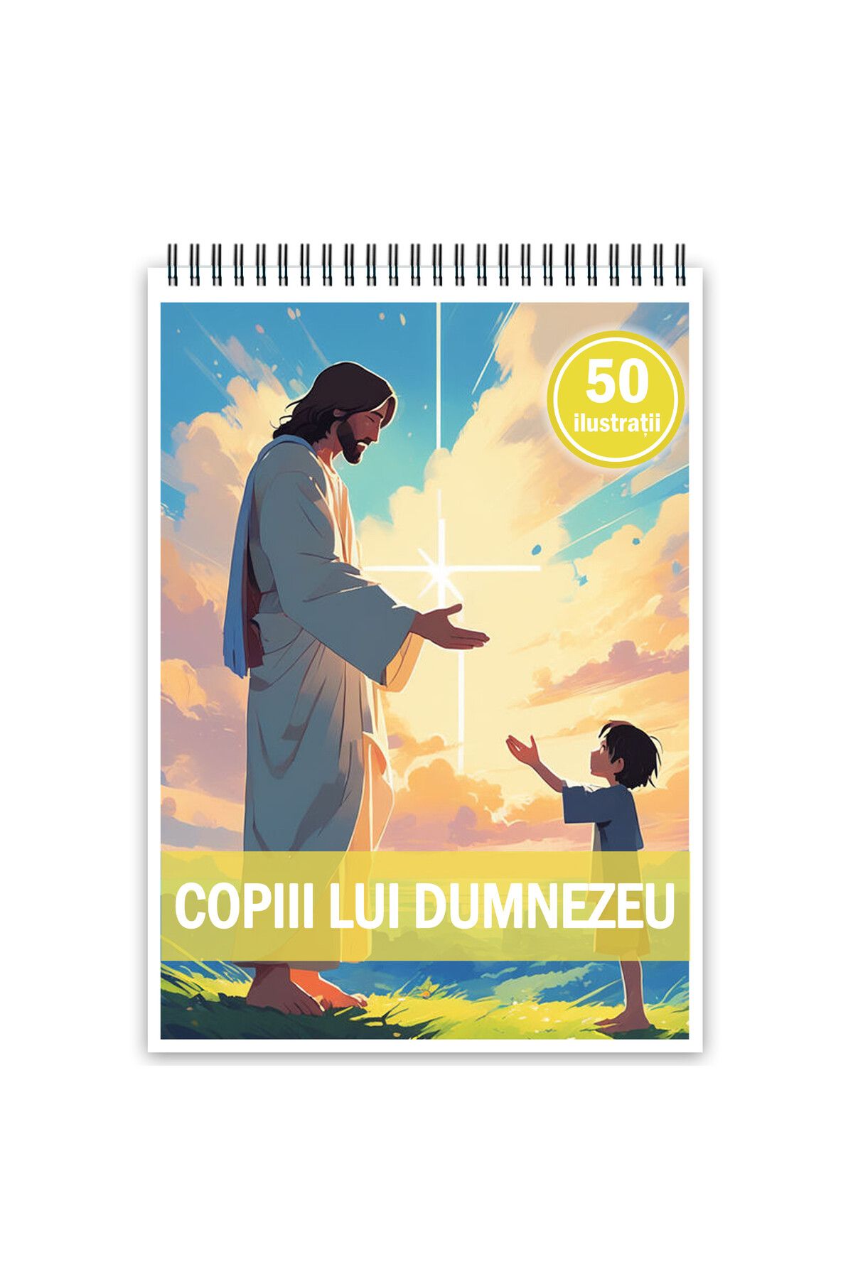 Legendary Gifts Carte De Colorat, 50 De Ilustratii, Copiii Lui Dumnezeu, 106 Pagini, Format: A5 - One Size